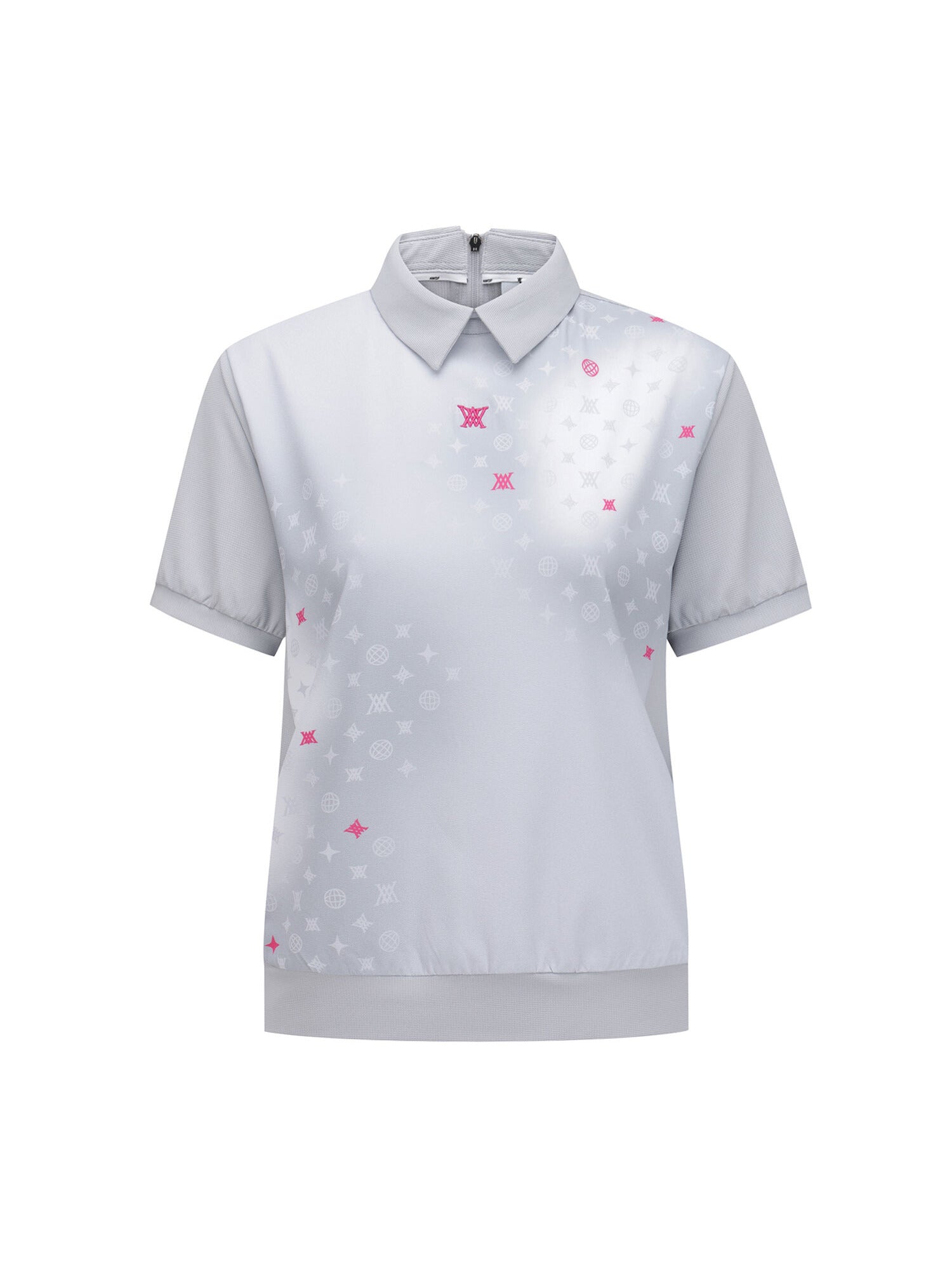 WOMEN SM GRADATION PATTERN SHORT T-SHIRT