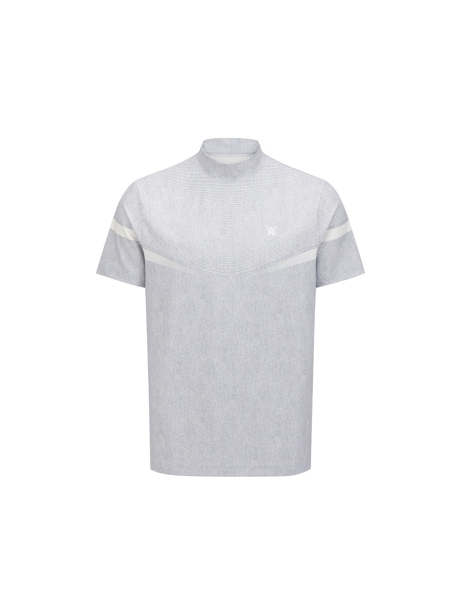 MEN MOCK NECK SHORT SLEEVE T-SHIRT