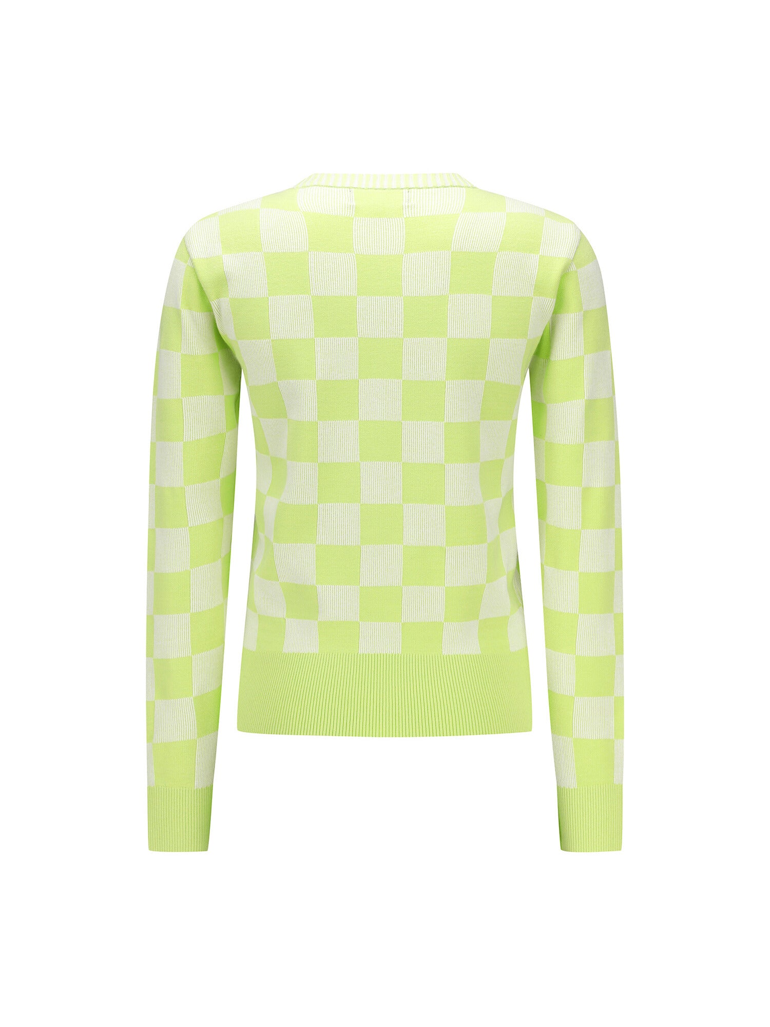 WOMEN CHECK BOARD PULLOVER