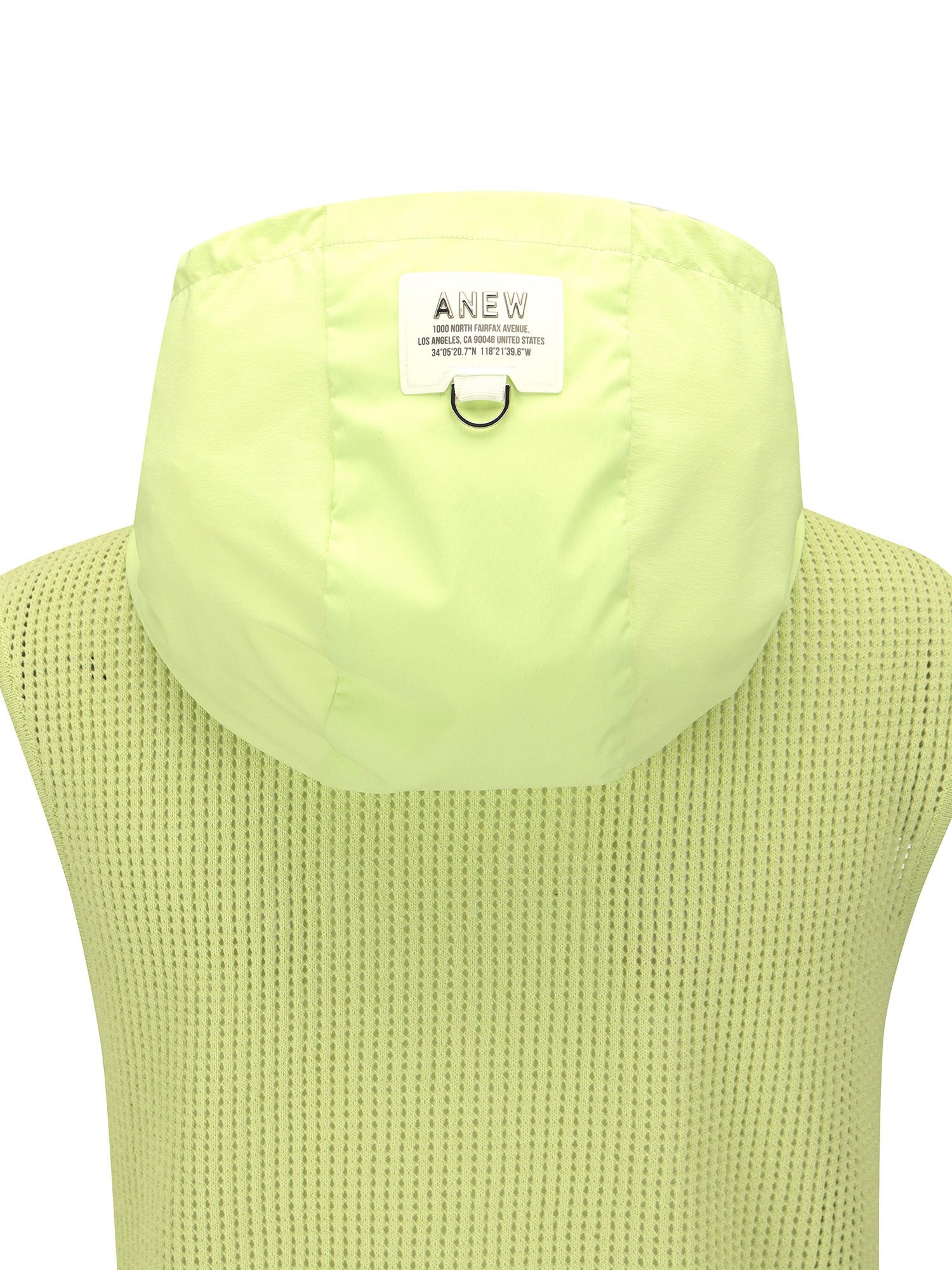 WOMEN HOODED KNIT VEST