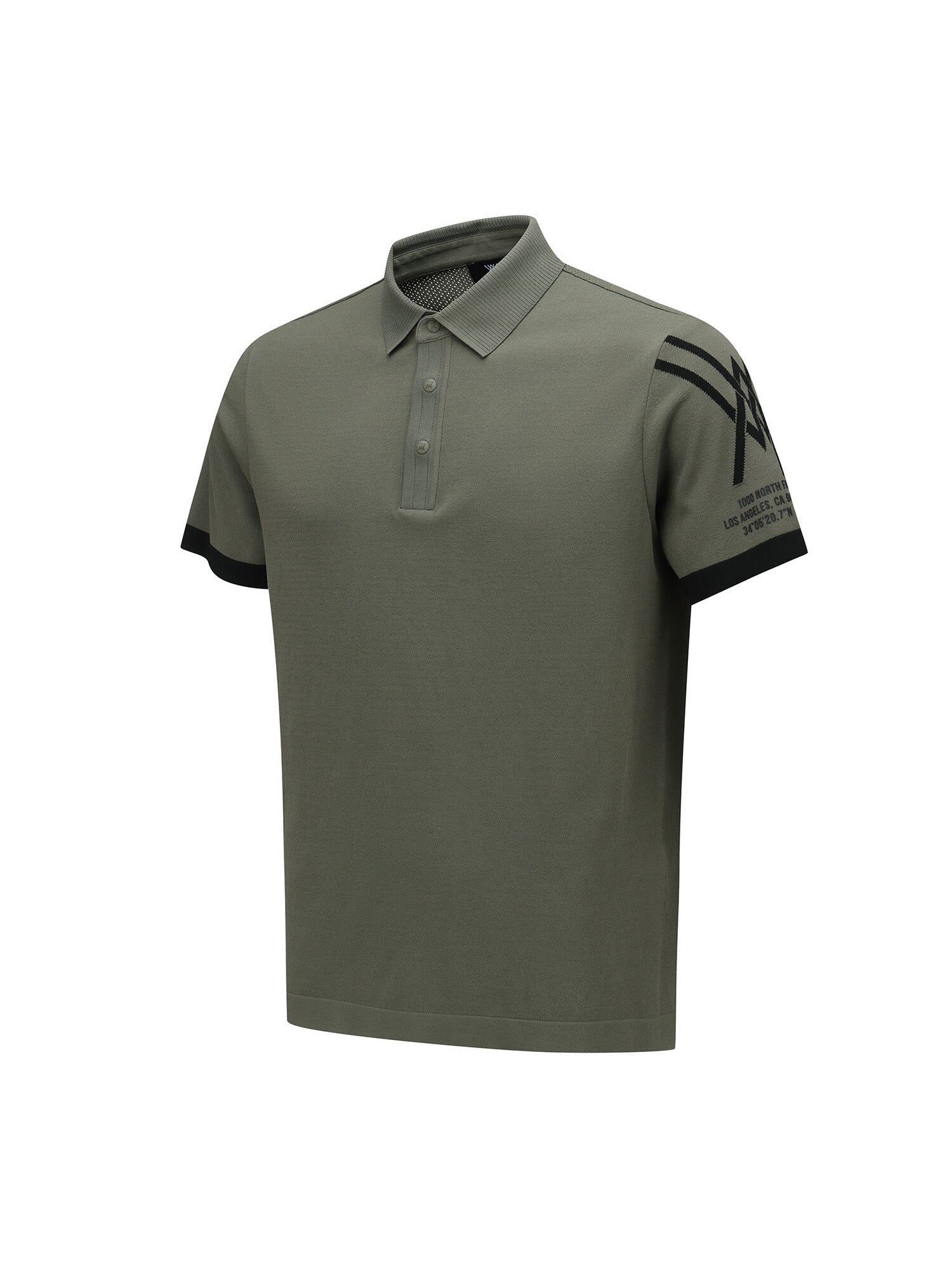 MEN SM LOGO POINT SHORT SLEEVE SWEATER