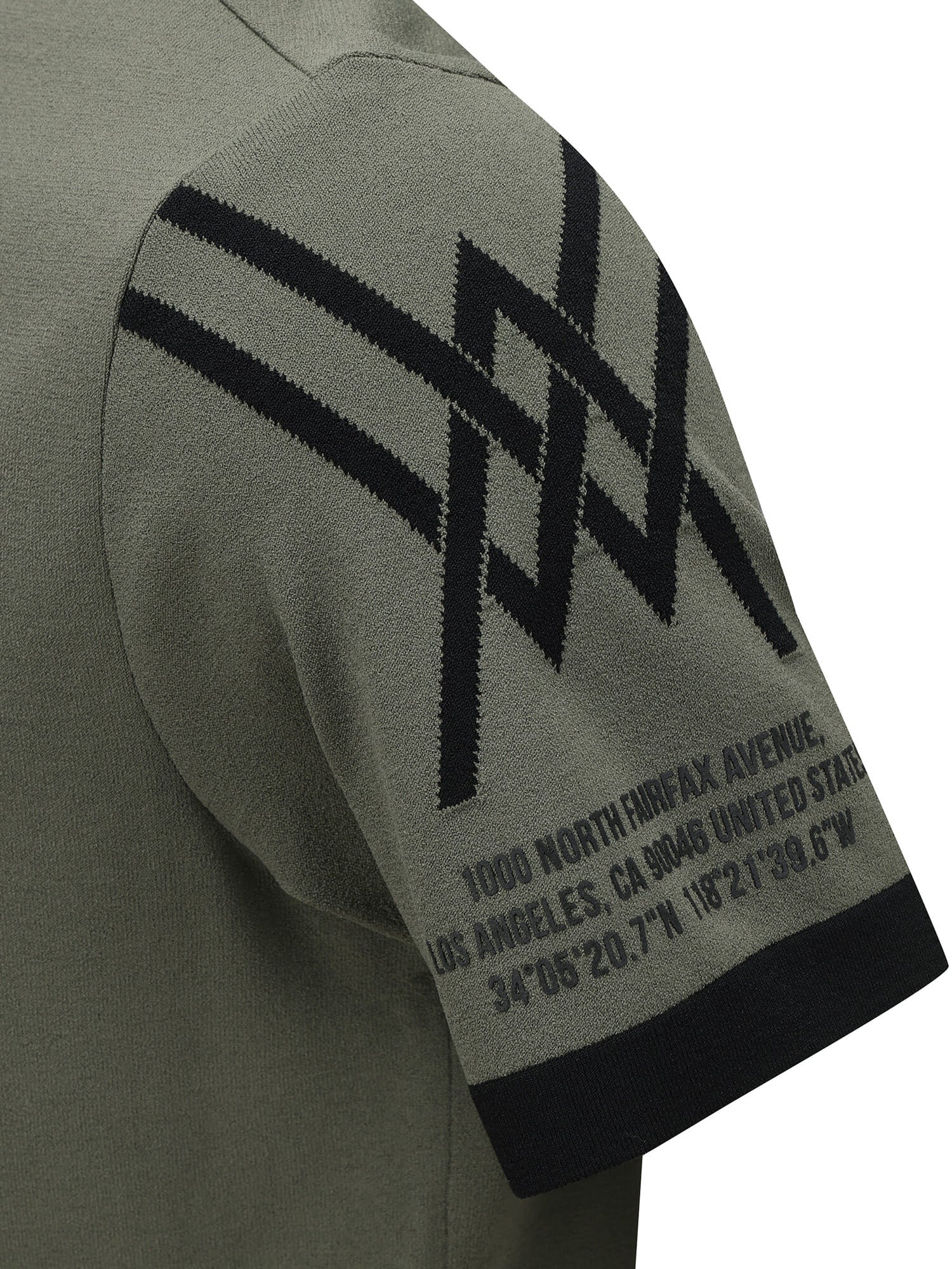 MEN SM LOGO POINT SHORT SLEEVE SWEATER