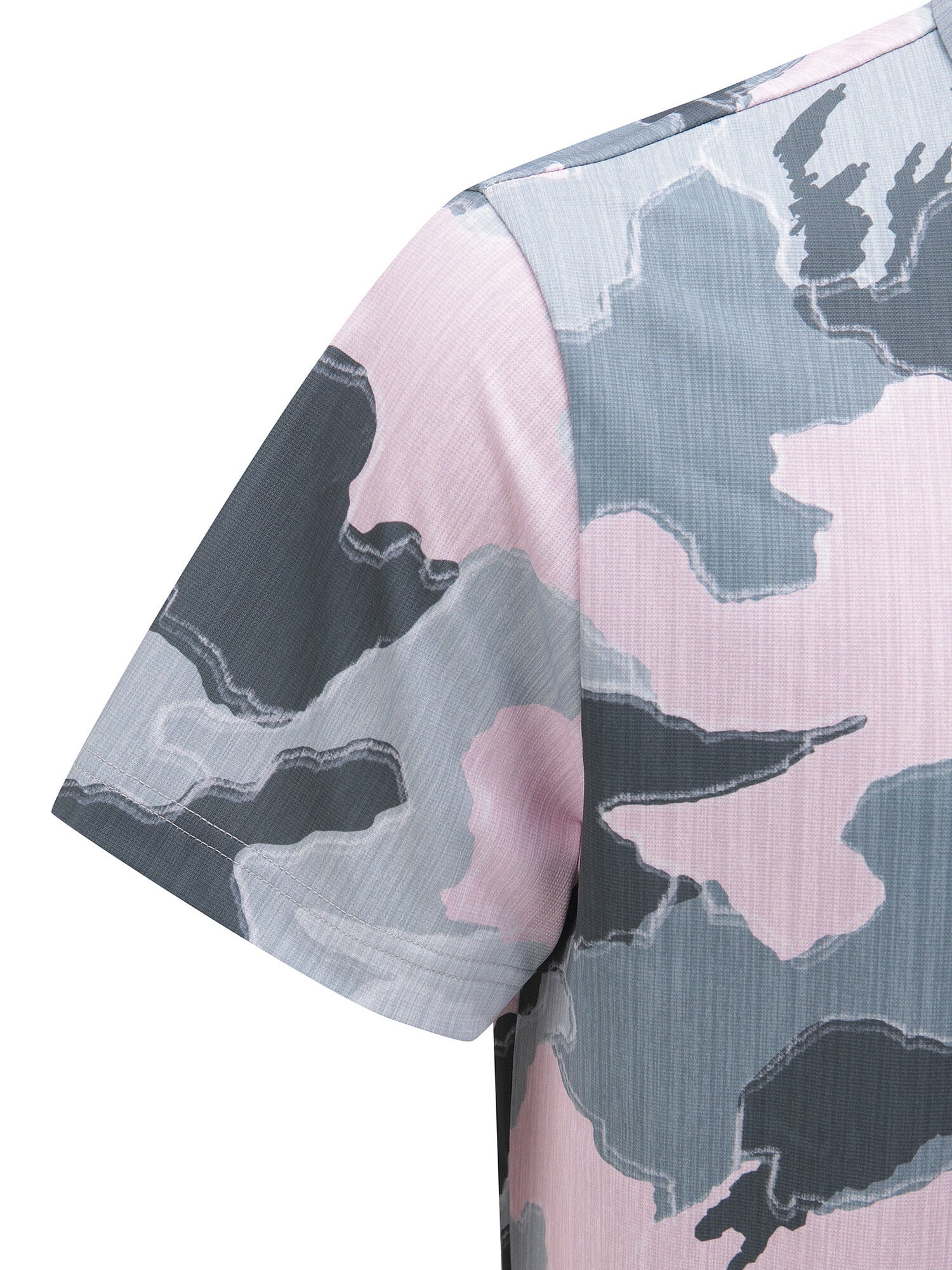 MEN SM WAVE PATTERN SHORT T-SHIRT