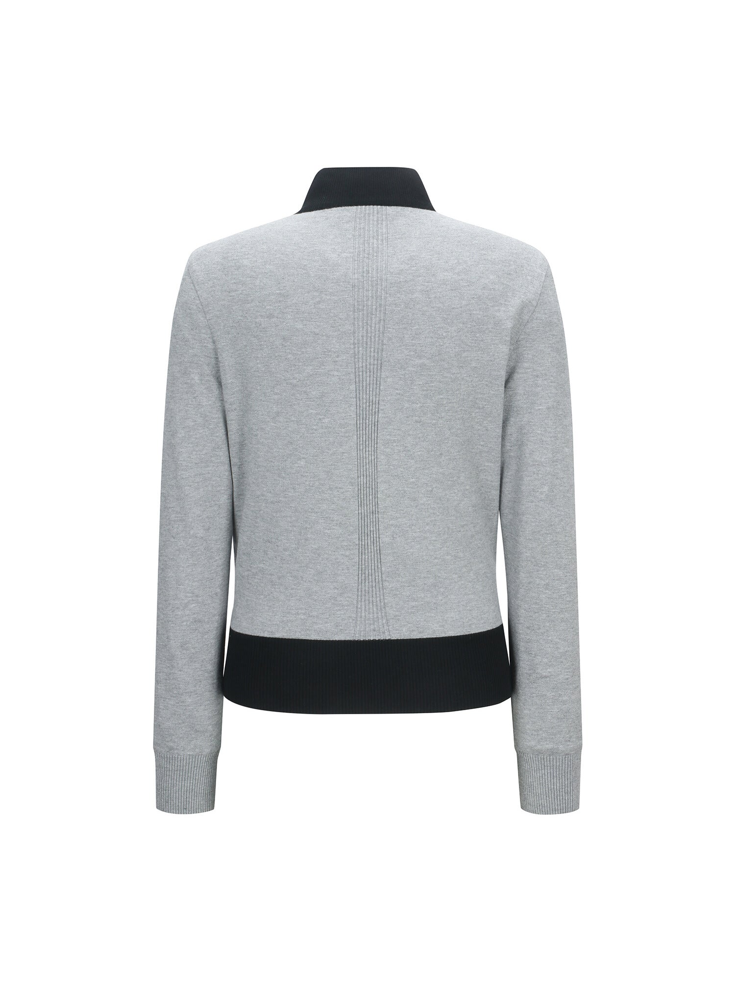 WOMEN WIND BLOCK ZIP-UP CARDIGAN