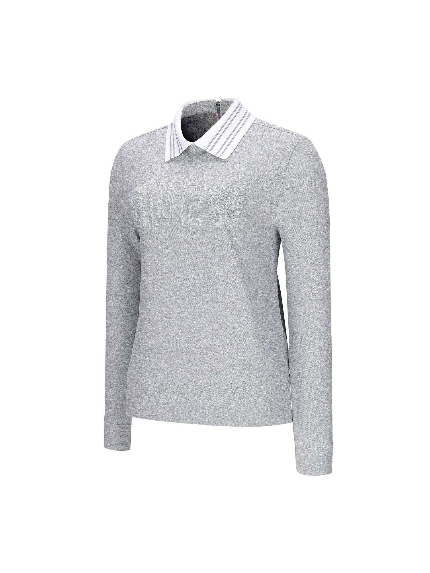 WOMEN BOUCLE EMBO LOGO L/TS