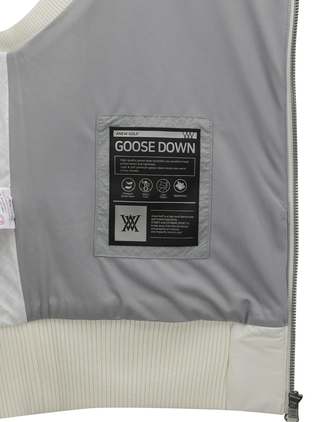 WOMEN WI WIDE COLLAR DOWN VEST