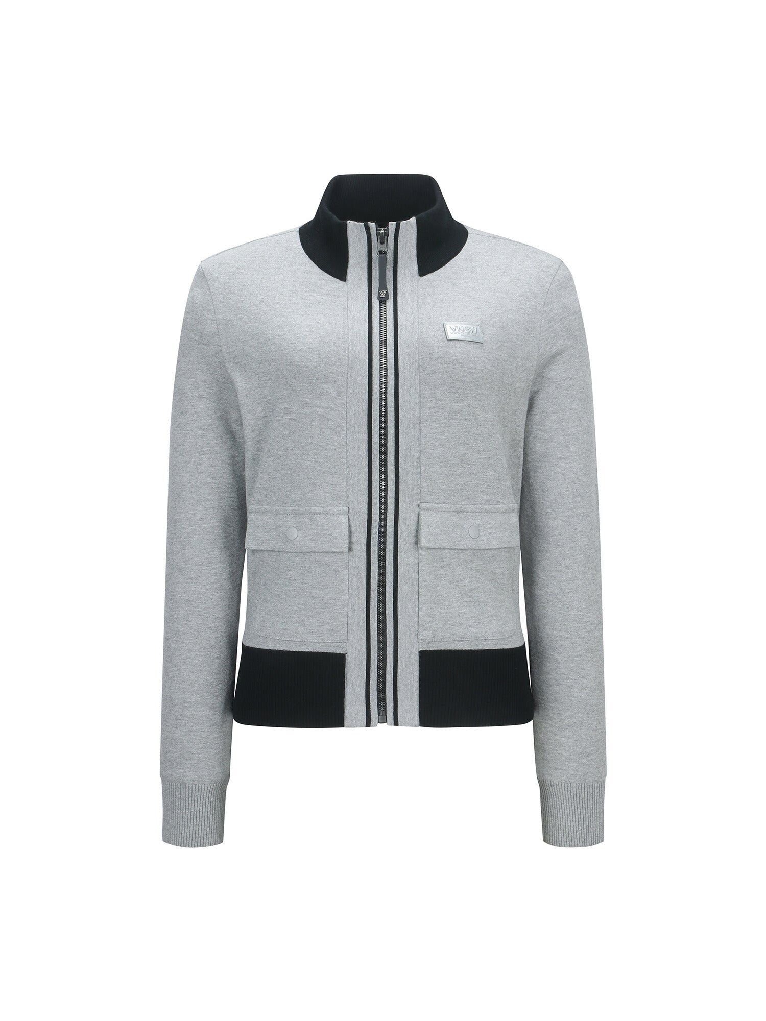 WOMEN WIND BLOCK ZIP-UP CARDIGAN