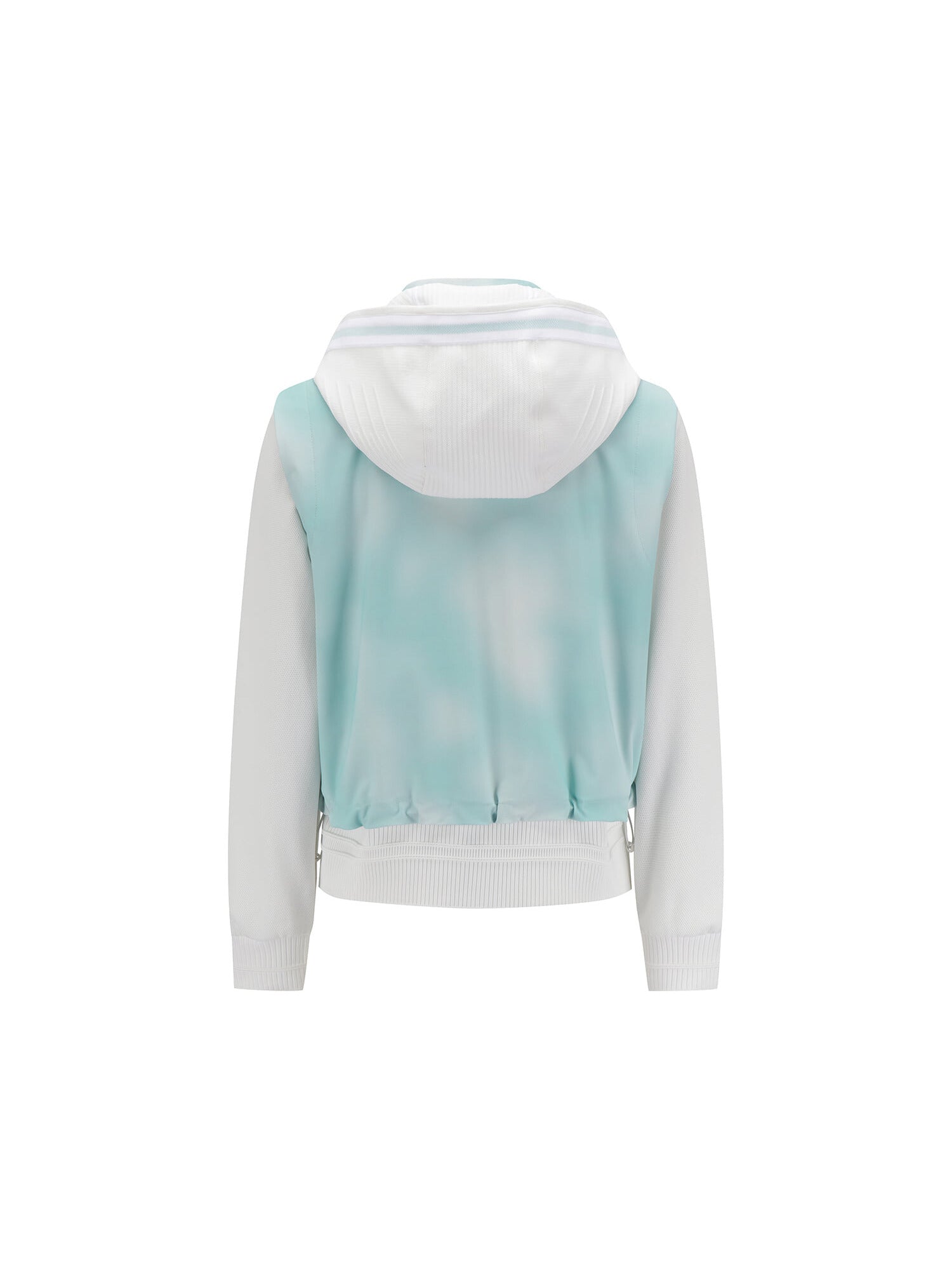 WOMEN FA GRADATION PATTERN HOODED JACKET