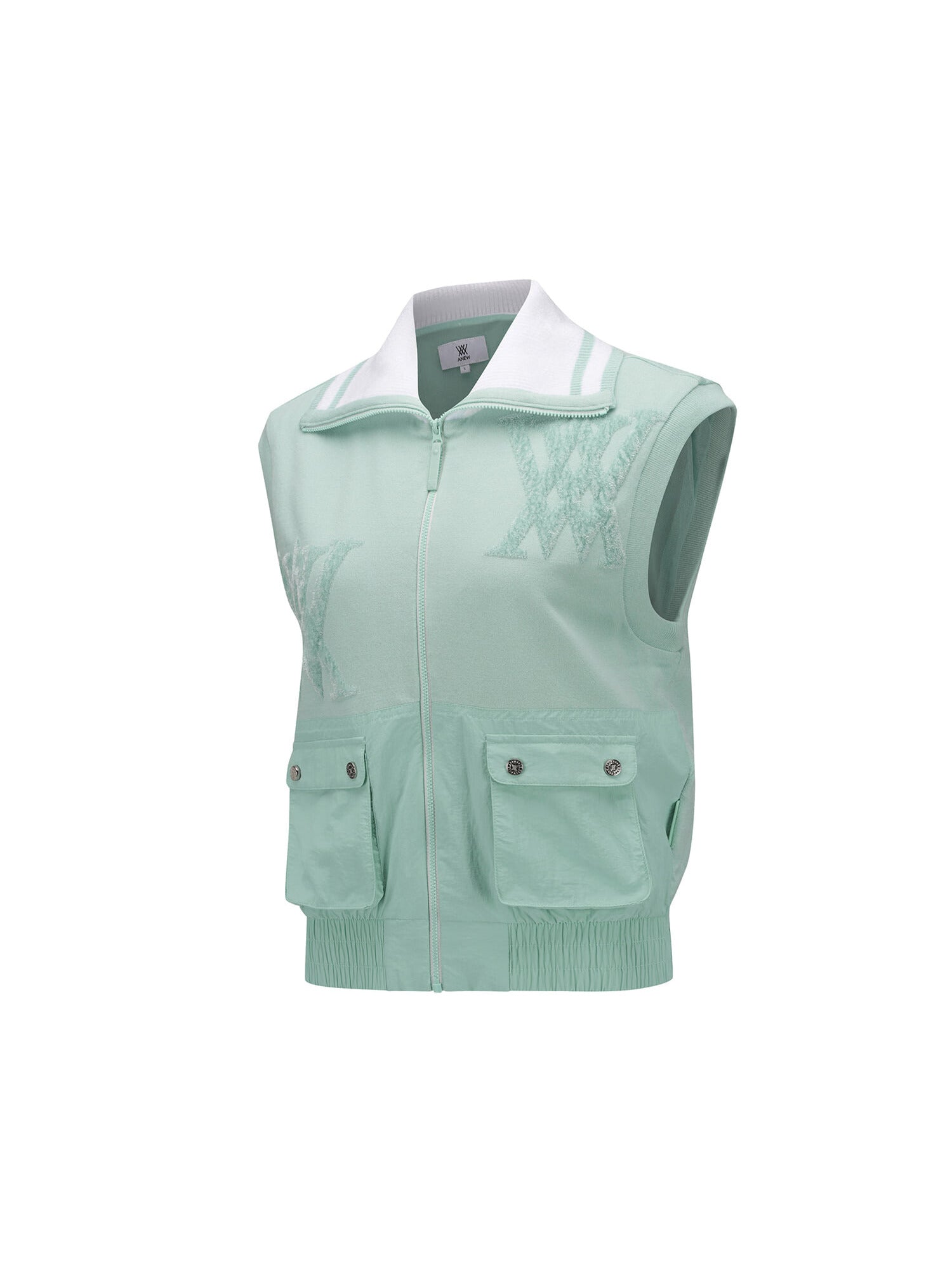 WOMEN FA LOGO POINT KNIT VEST