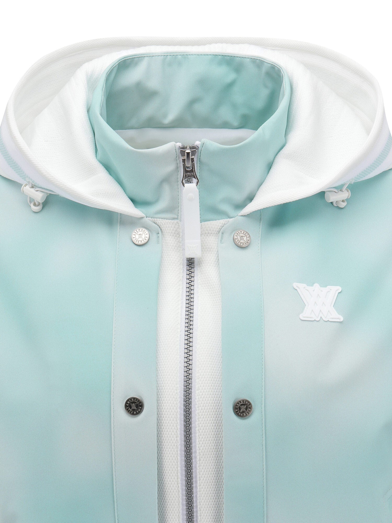 WOMEN FA GRADATION PATTERN HOODED JACKET