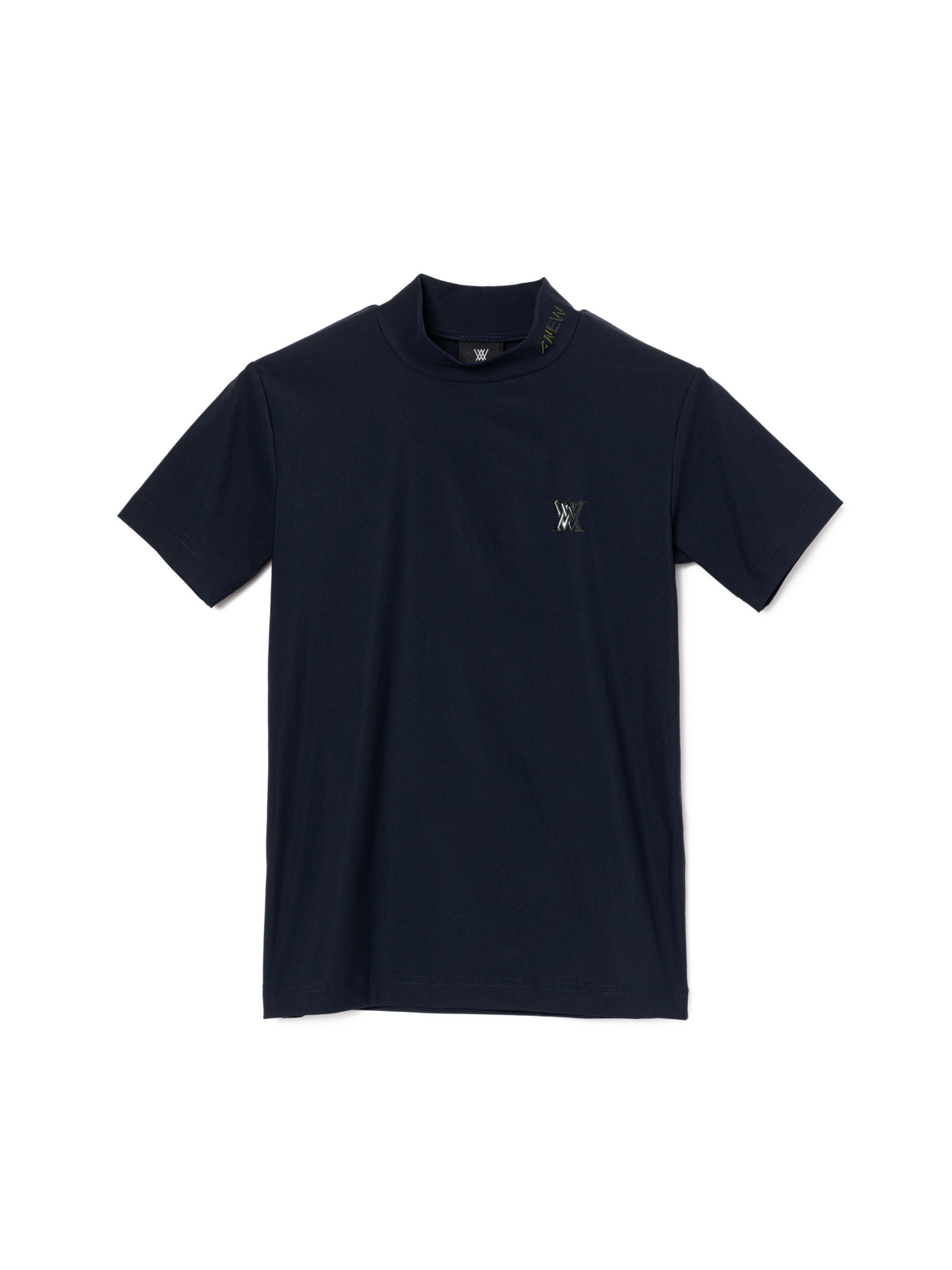 WOMEN SHORT SLEEVE MOCK NECK SHIRT JAPAN LIMITED