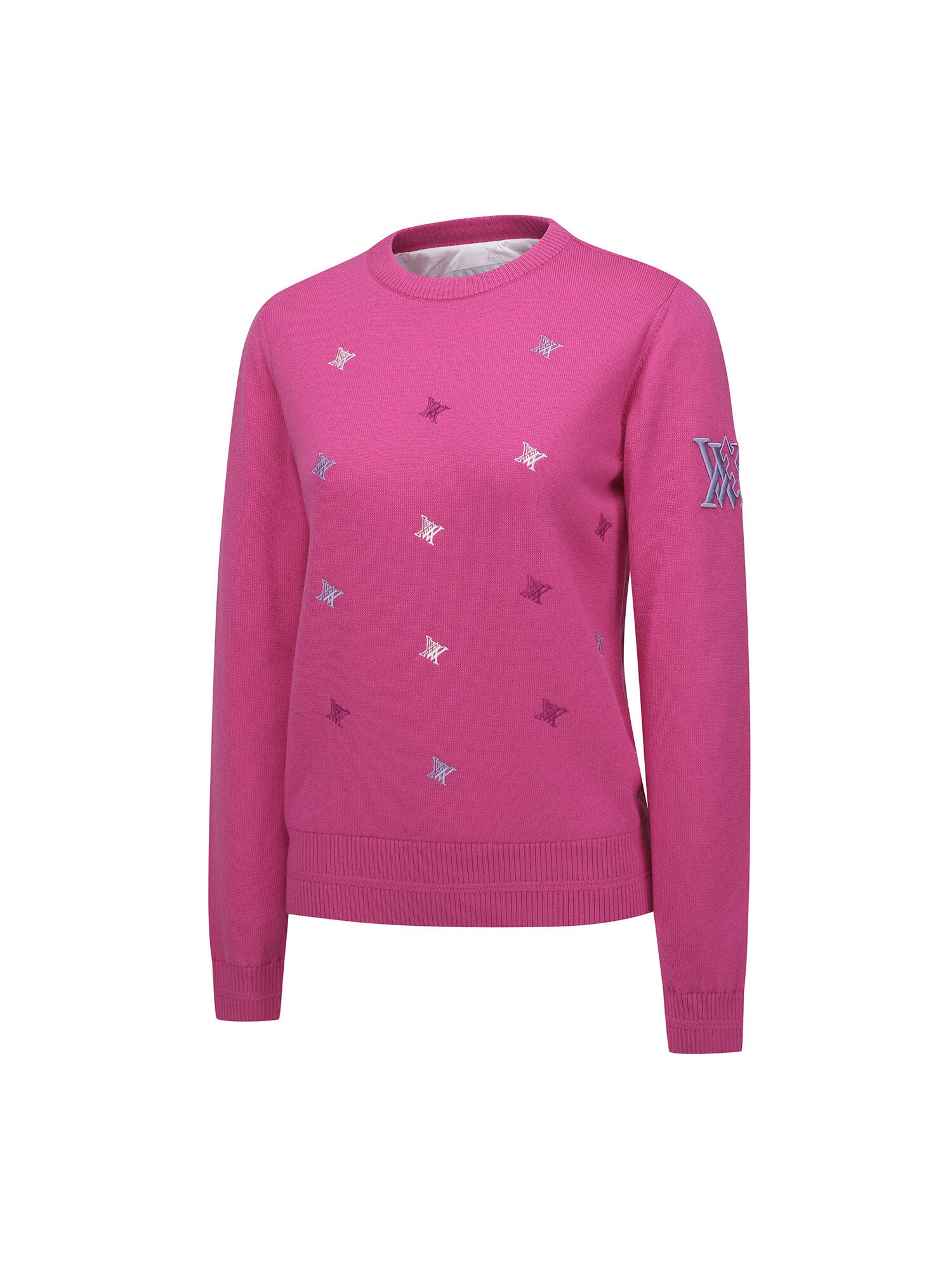 WOMEN LOGO PATTERN WIND BLOCK PULLOVER