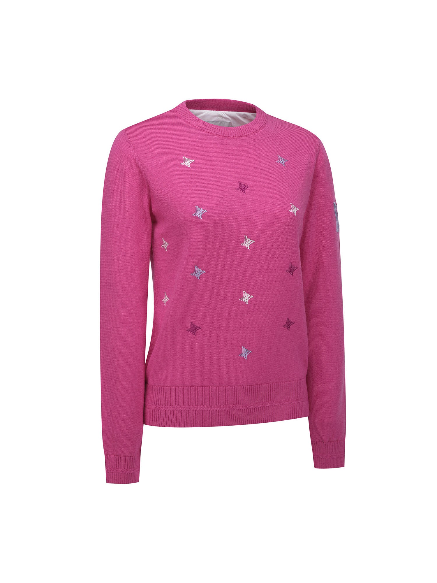 WOMEN LOGO PATTERN WIND BLOCK PULLOVER