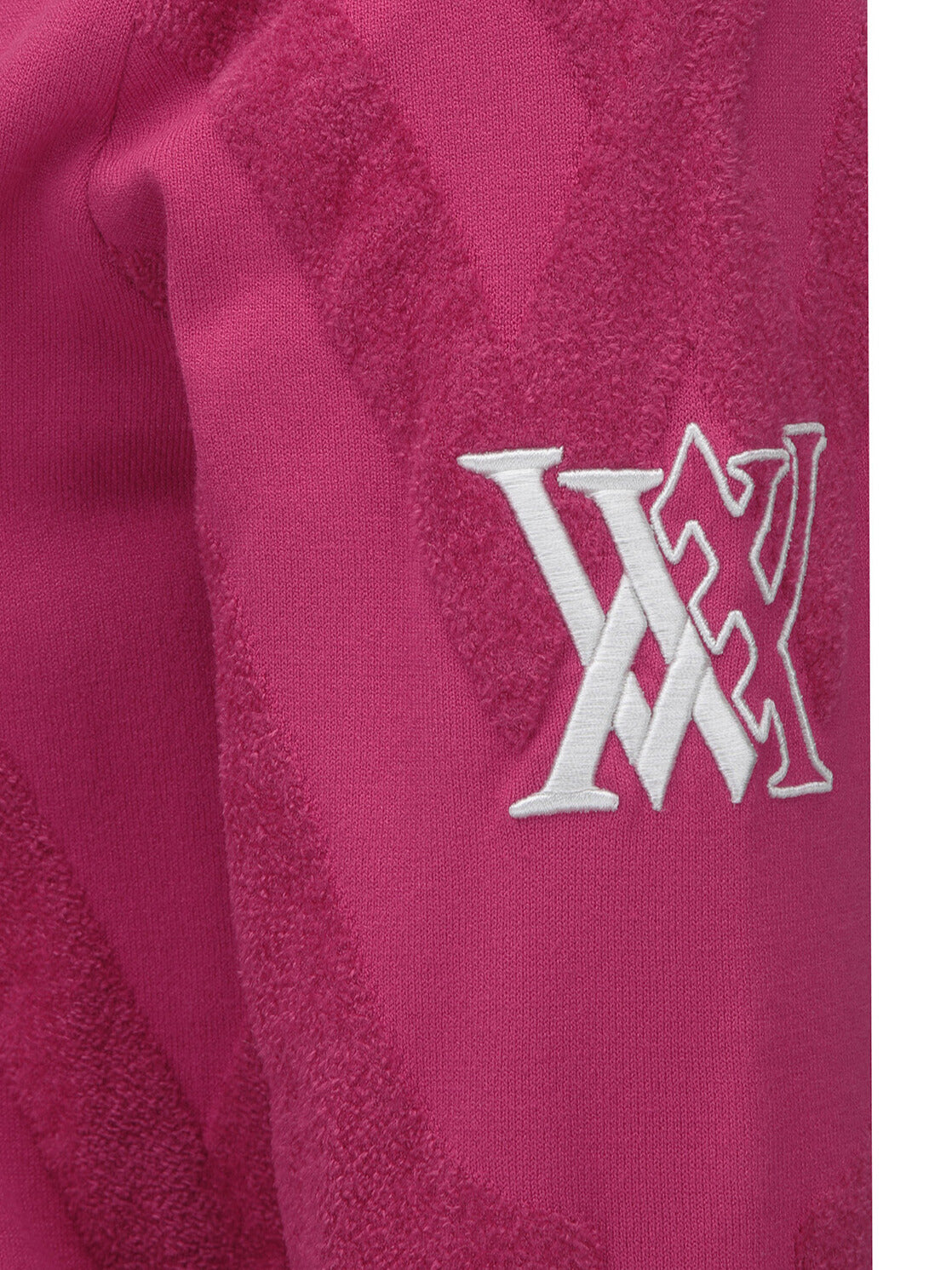 WOMEN BIG LOGO INTARSIA ZIP-UP CARDIGAN