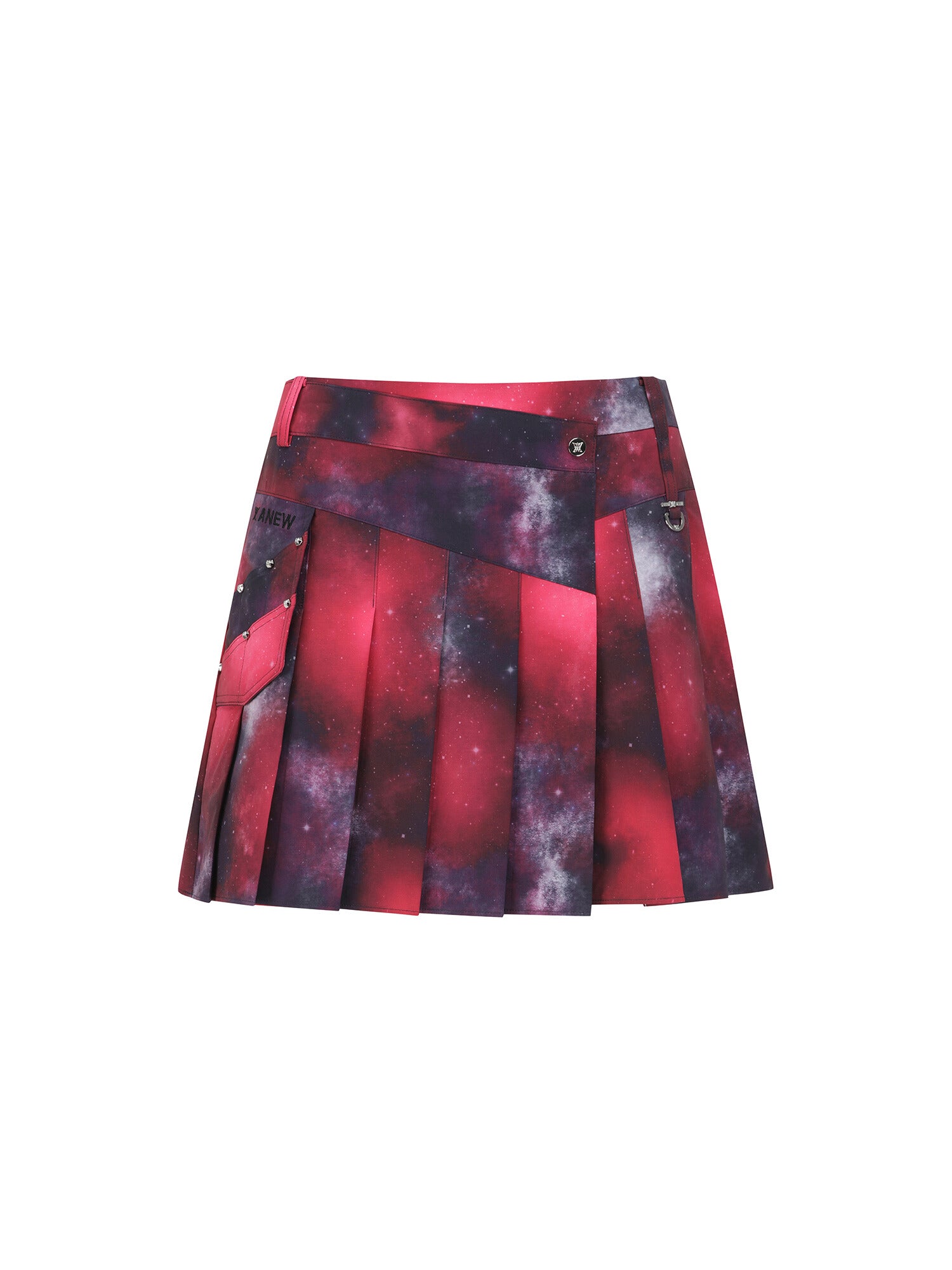 WOMEN SP ALL OVER PLEATED SKIRT