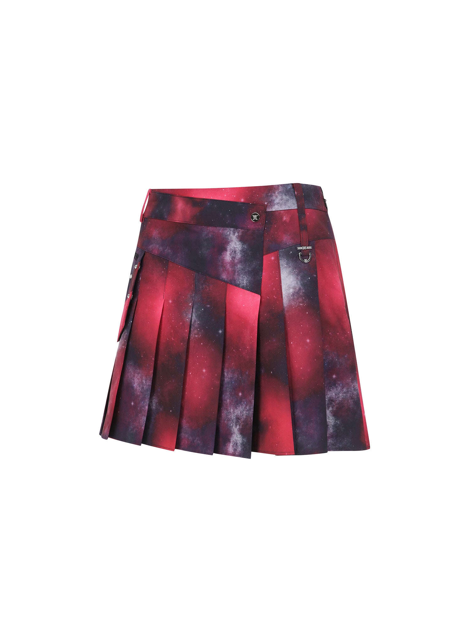 WOMEN SP ALL OVER PLEATED SKIRT