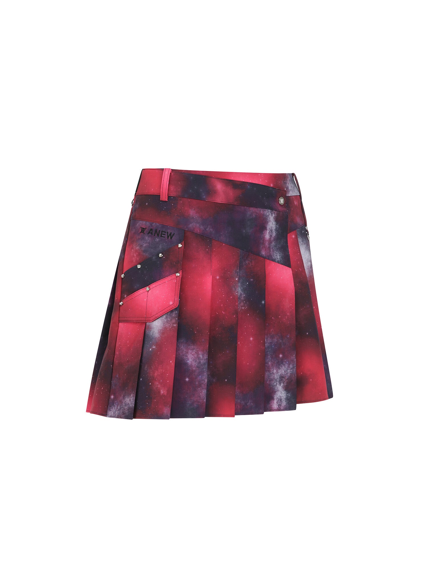 WOMEN SP ALL OVER PLEATED SKIRT
