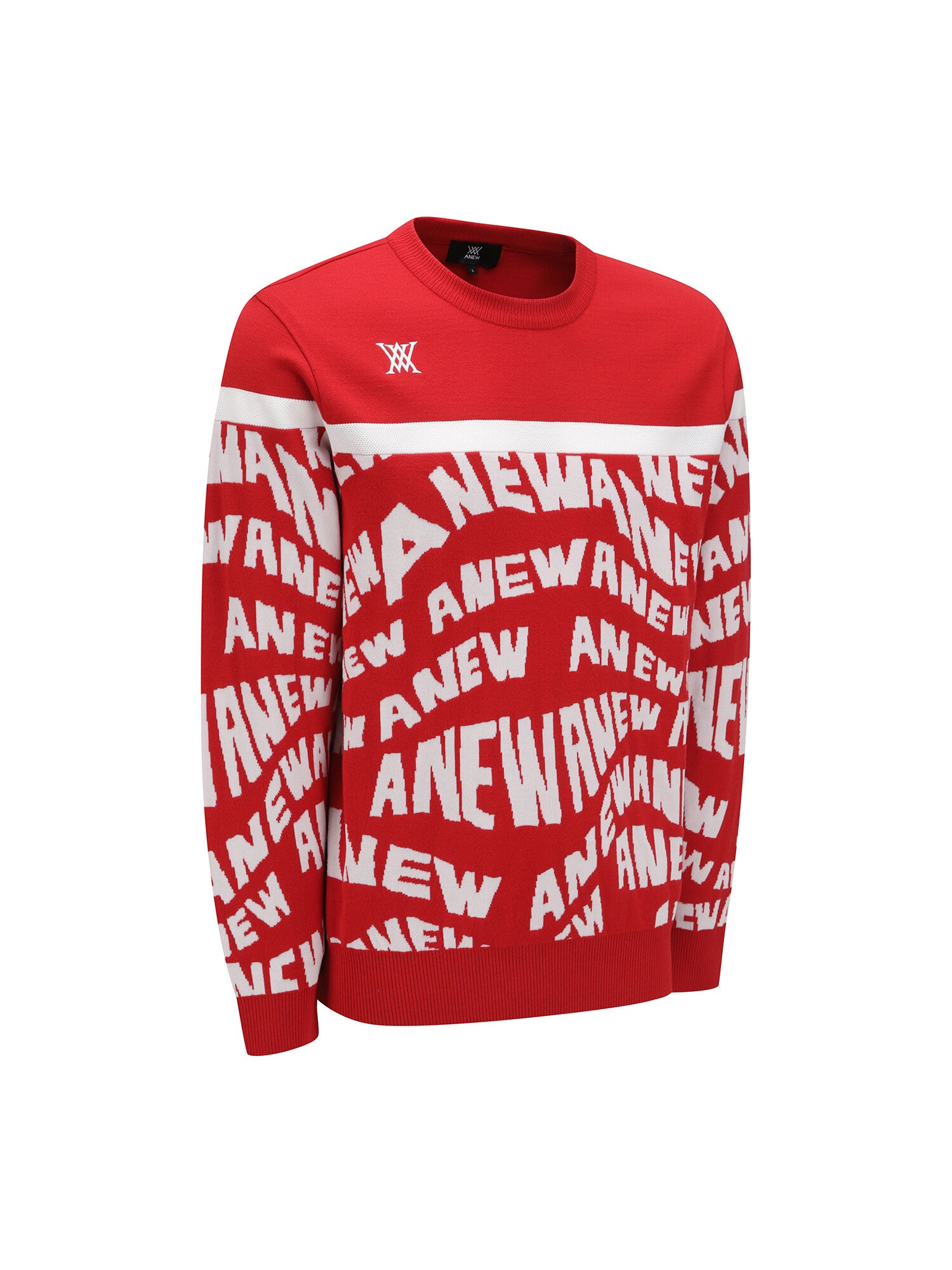 MEN SP LOGO PATTERN SWEATER