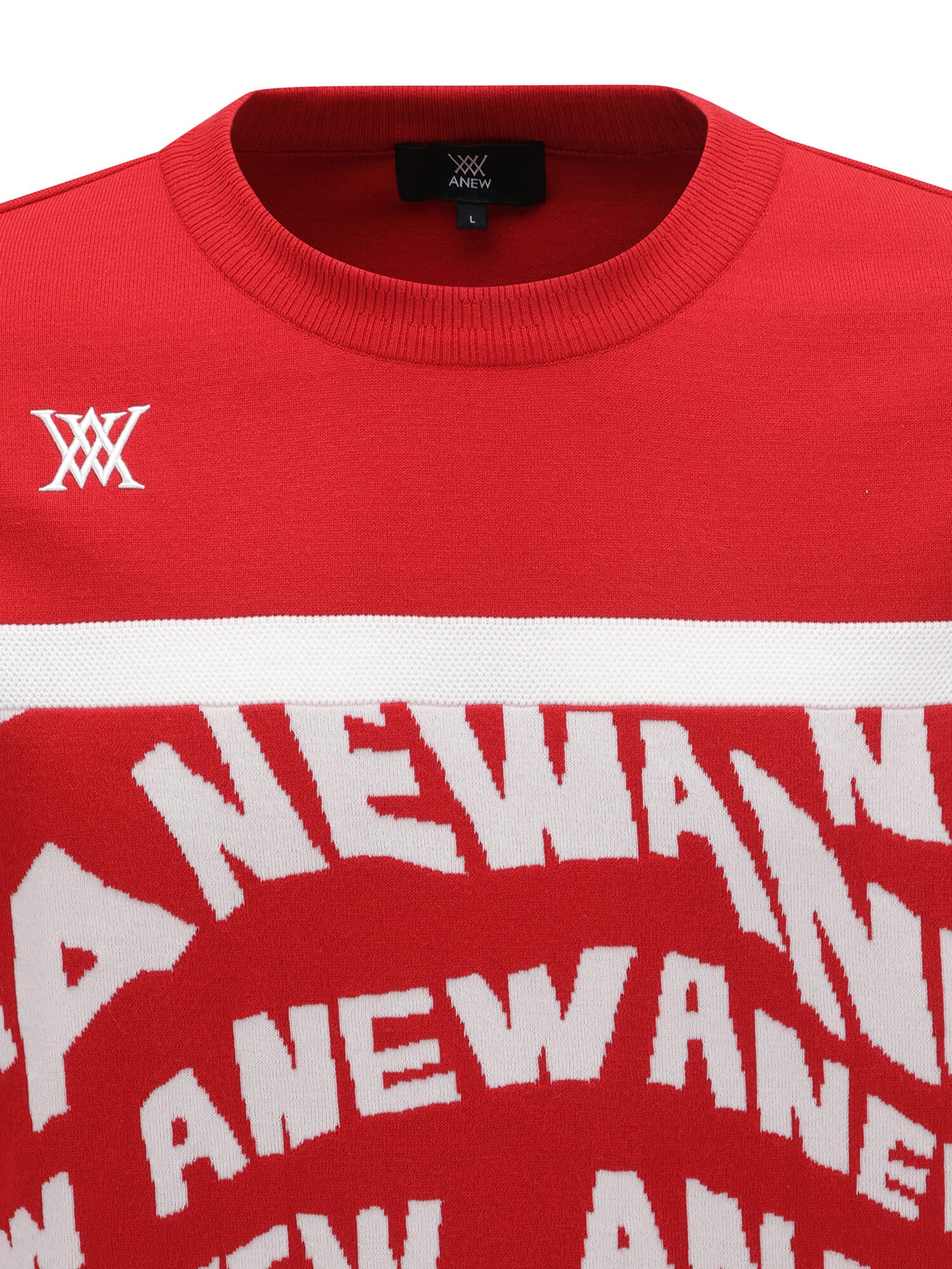 MEN SP LOGO PATTERN SWEATER
