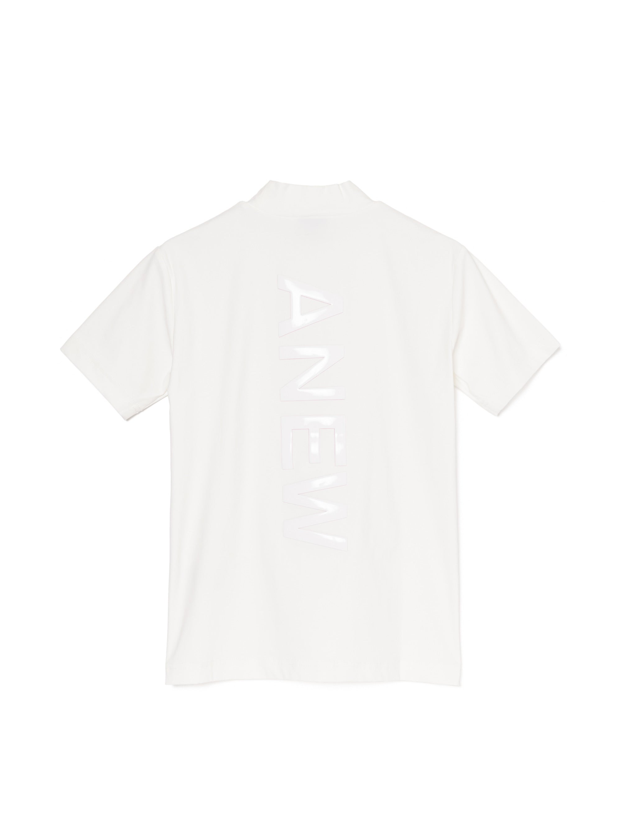 WOMEN SHORT SLEEVE MOCK NECK SHIRT JAPAN LIMITED