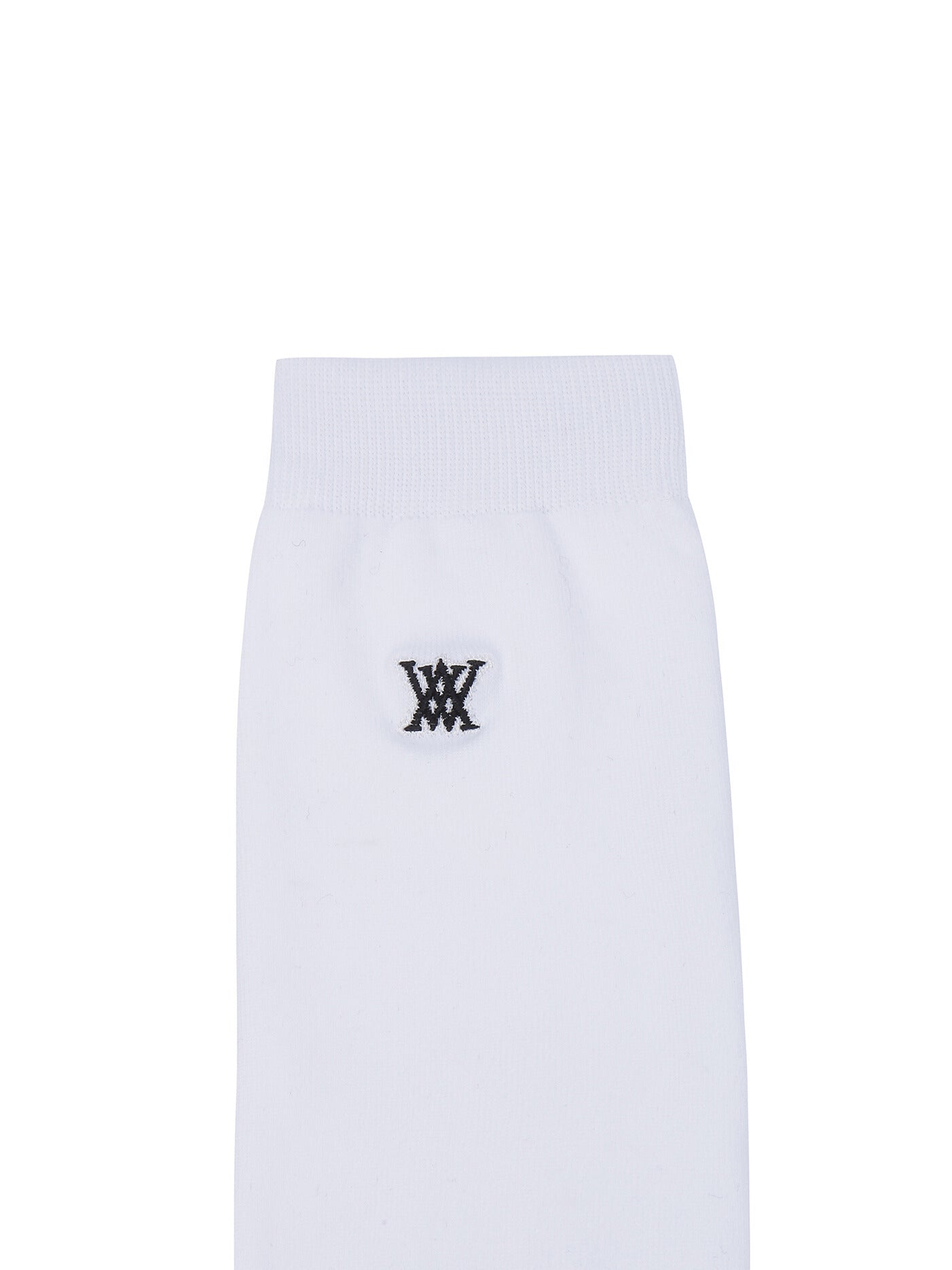 WOMEN SEE-THROUGH LOGO KNEE SOCKS