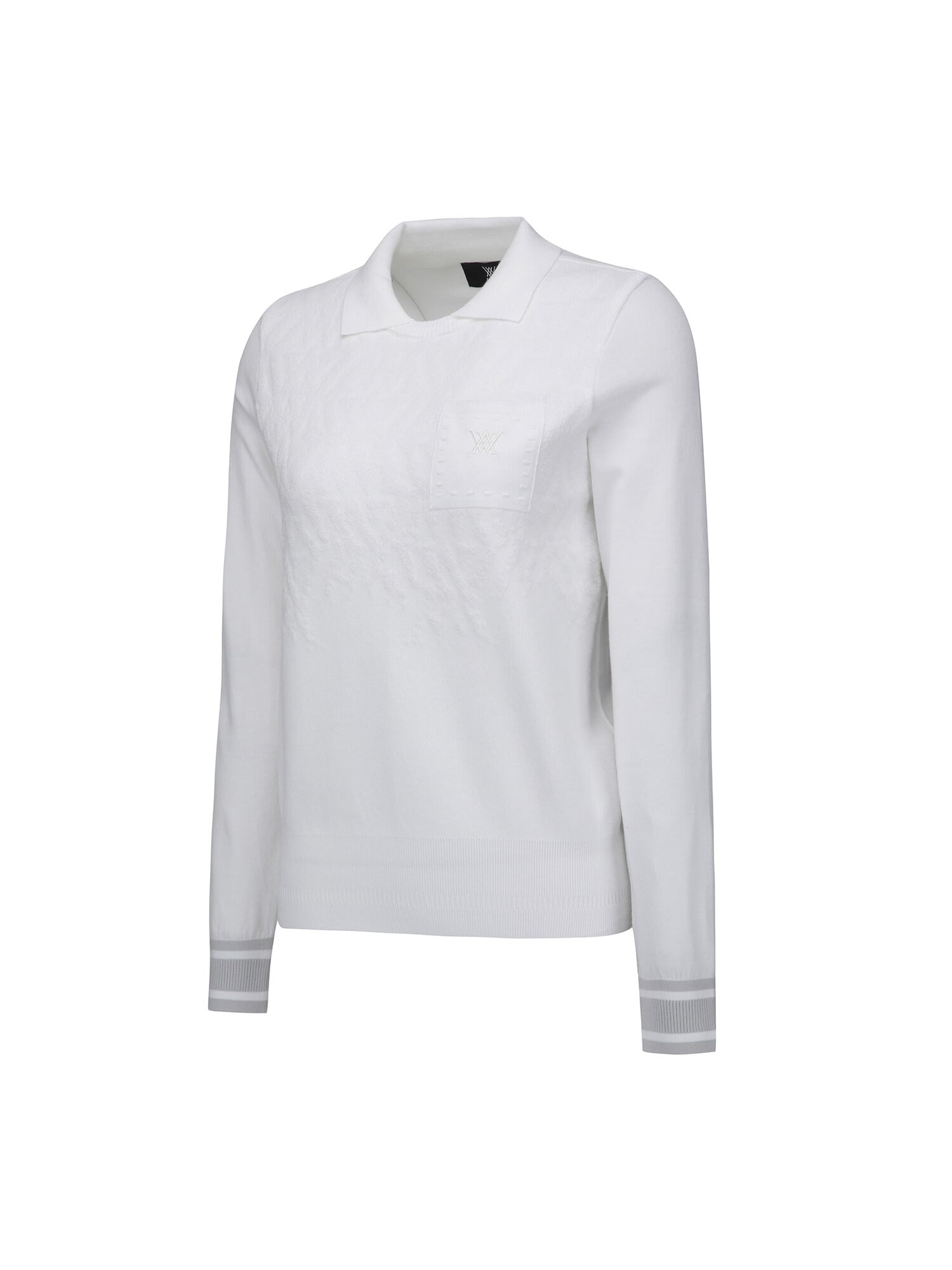 WOMEN FA LOGO PATTERN SWEATER
