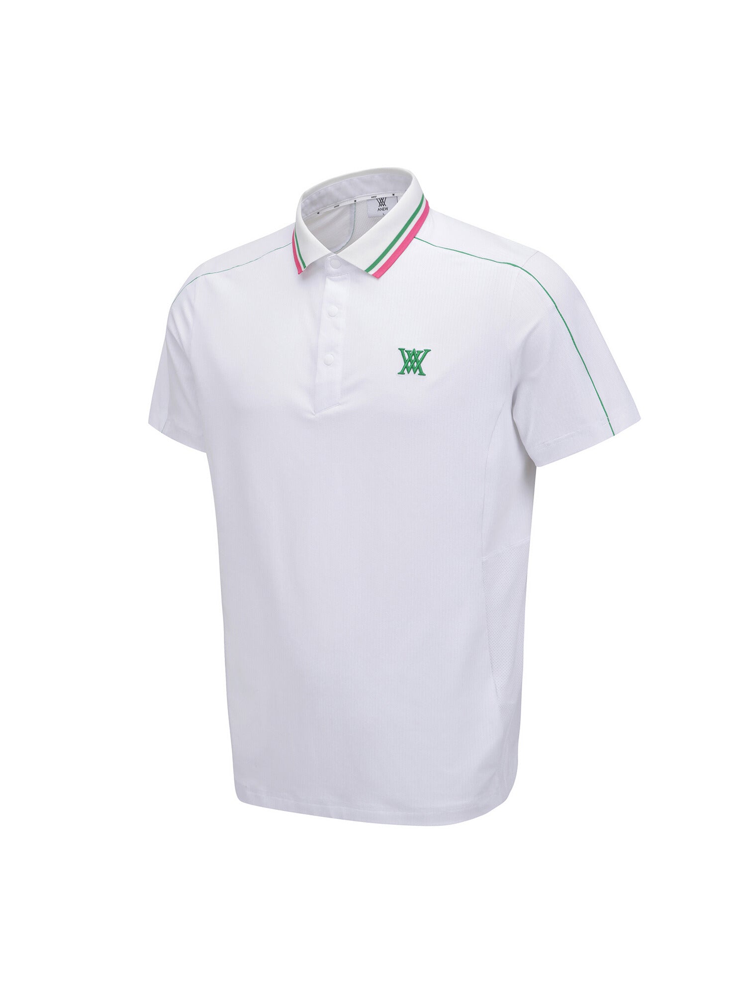 MEN SM KNIT COLLAR SHORT T-SHIRT