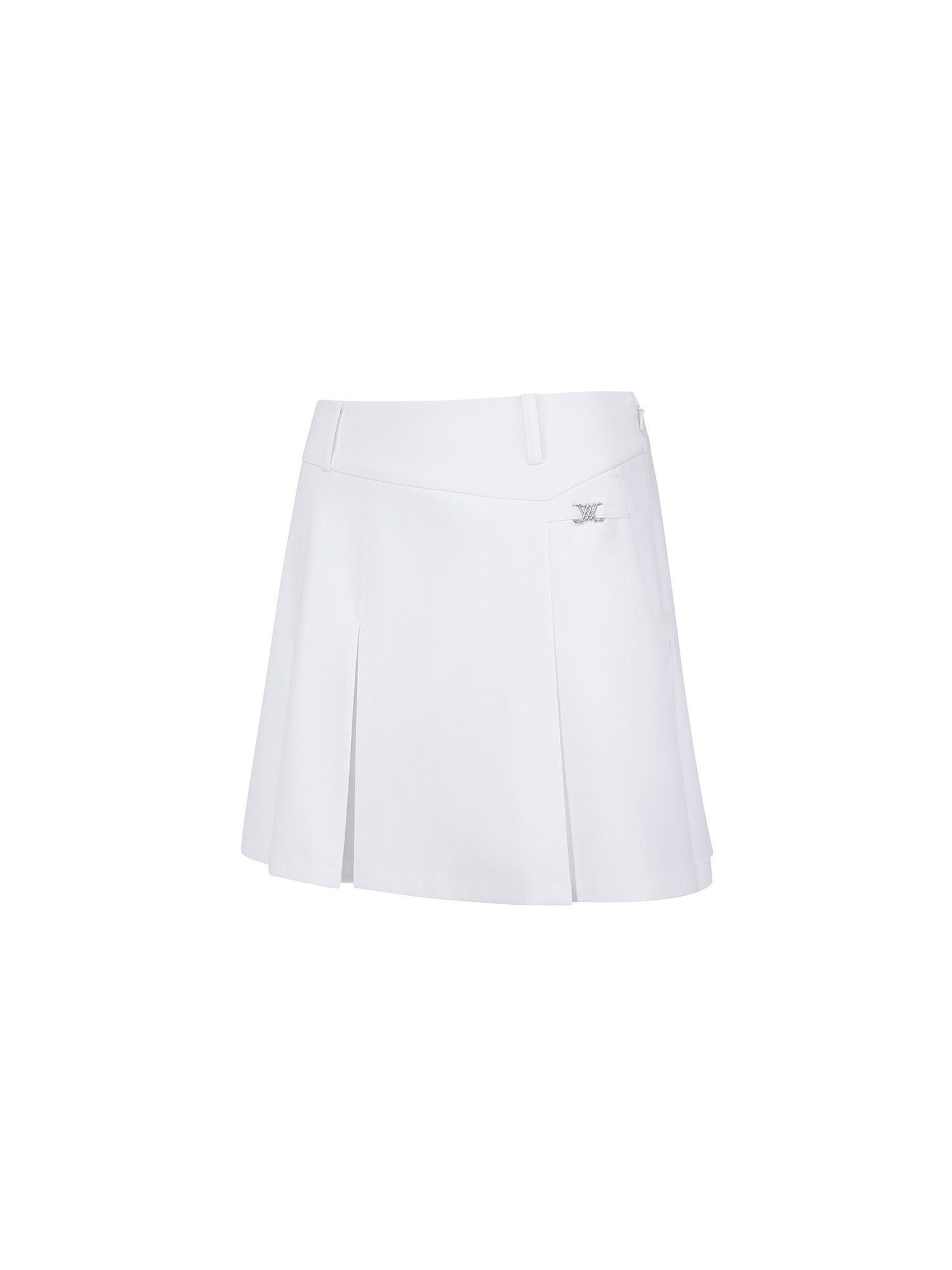 WOMEN SM BACK PLEATED SKIRT