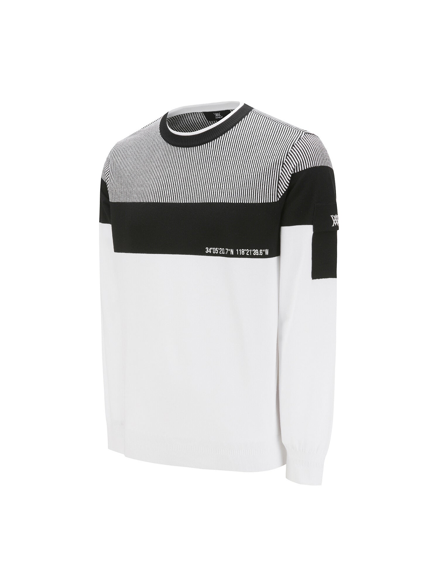 MEN SP STRIPE BLOCK SWEATER