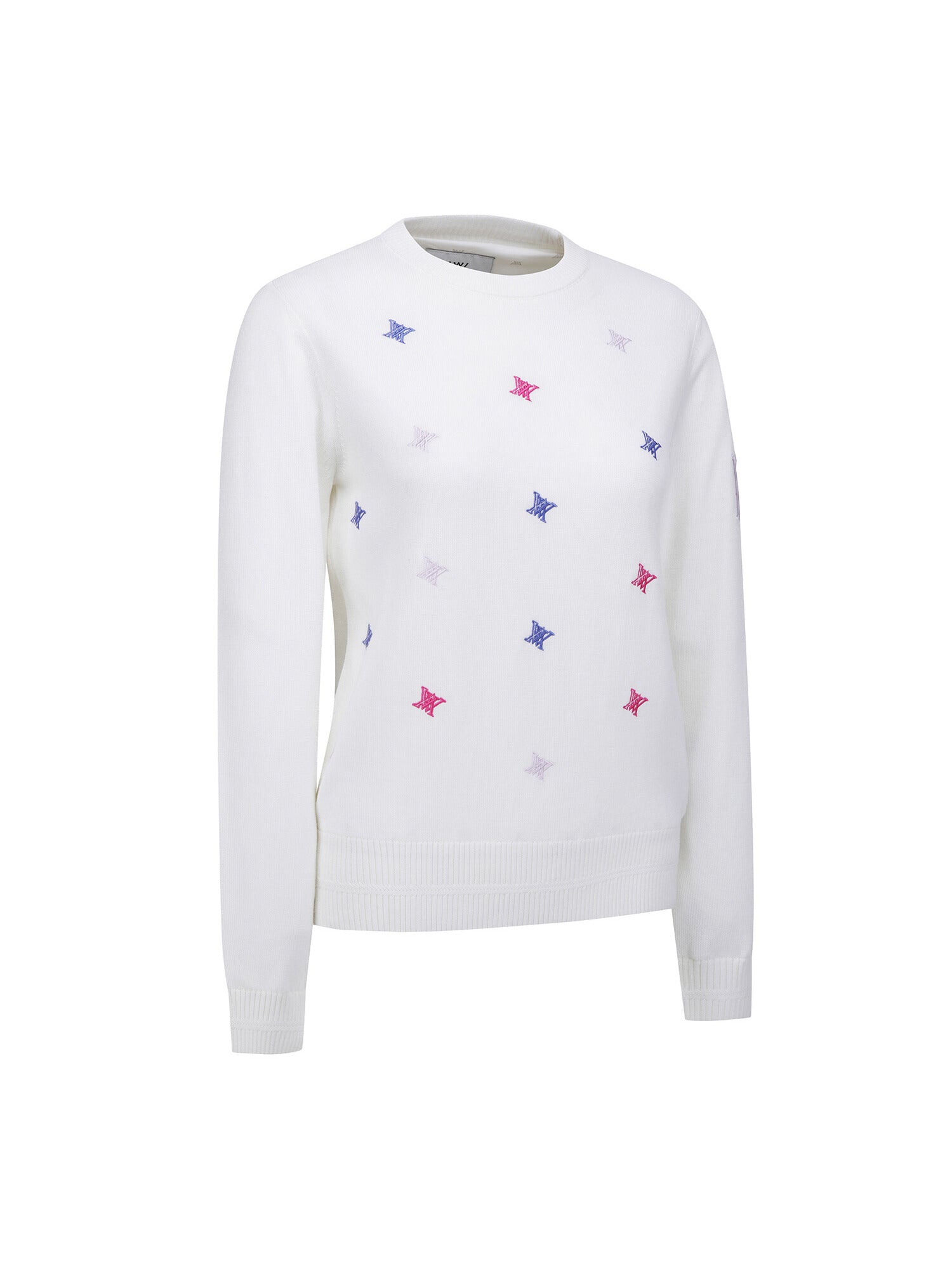 WOMEN LOGO PATTERN WIND BLOCK PULLOVER