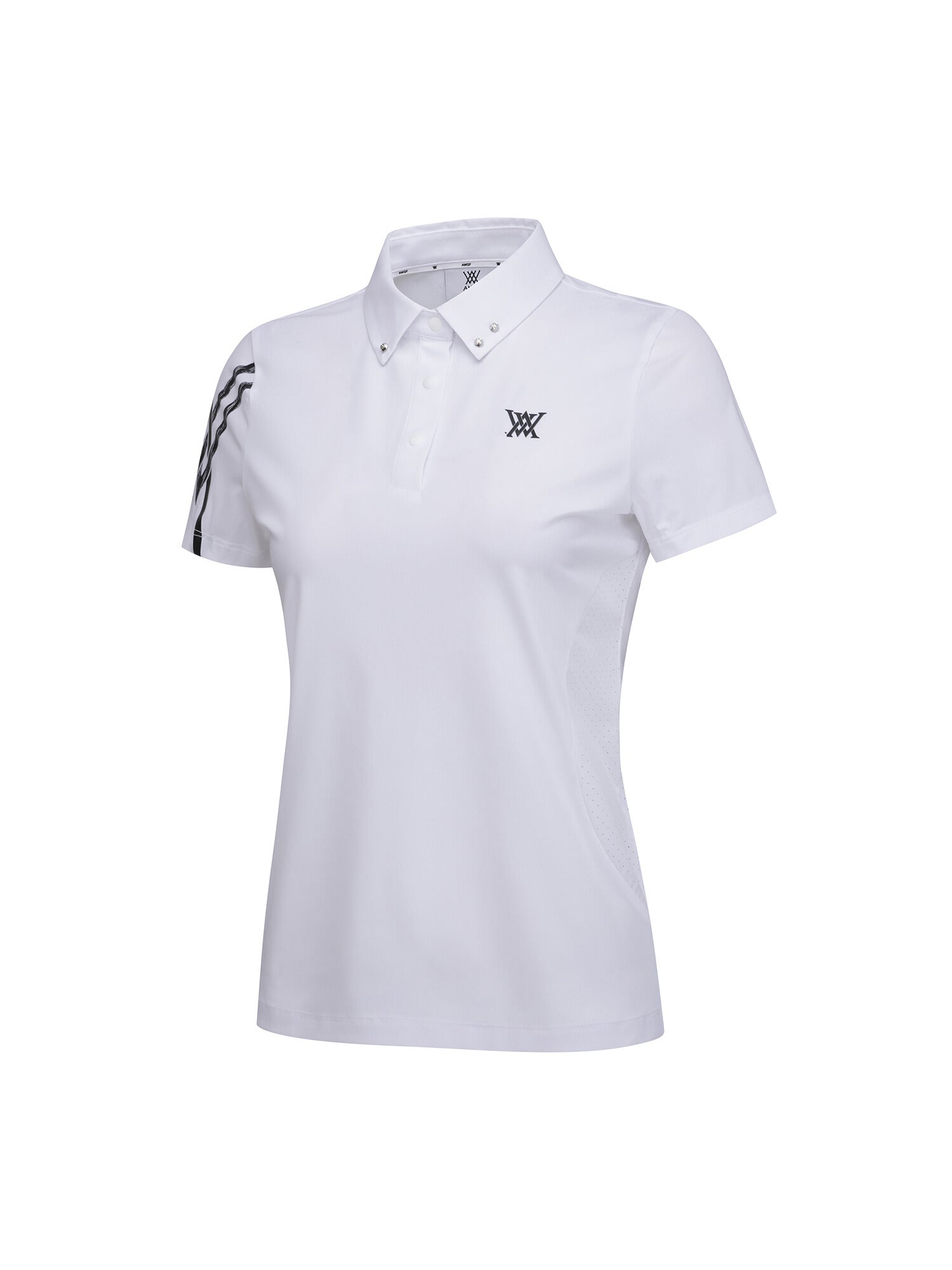 WOMEN SM LOGO POINT SHORT T-SHIRT