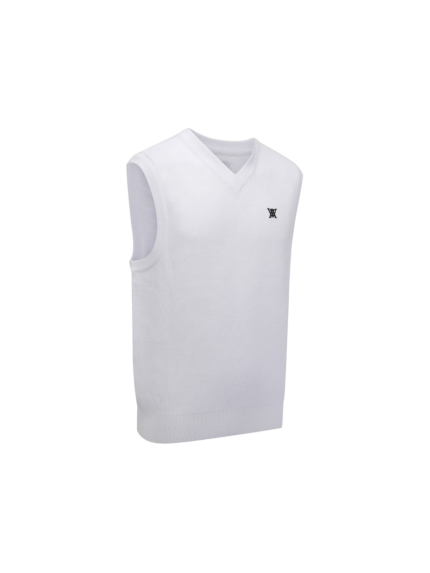 MEN CAMO JACQUARD KNIT VEST