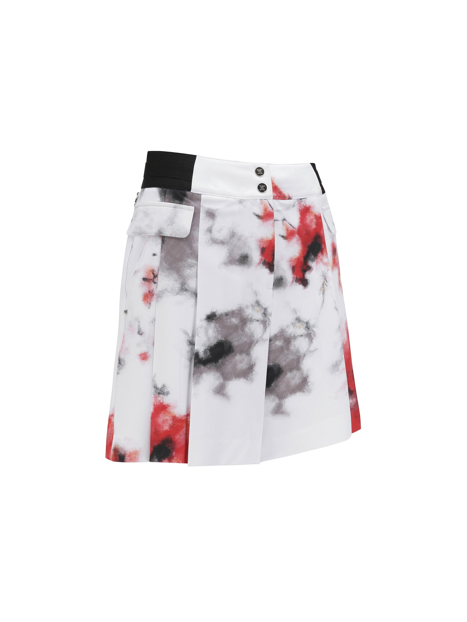 WOMEN SM PLEATED HALF PANTS