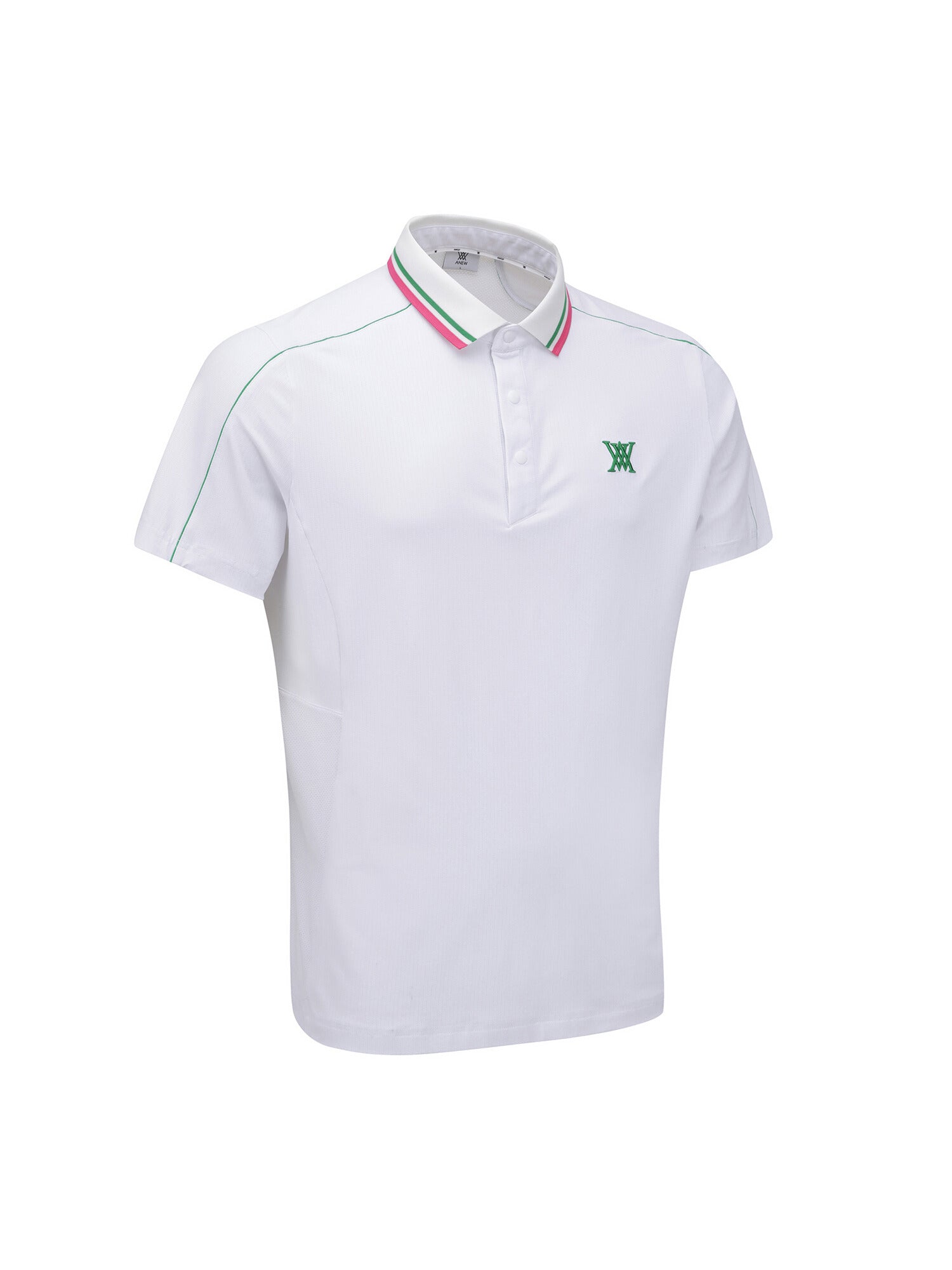 MEN SM KNIT COLLAR SHORT T-SHIRT