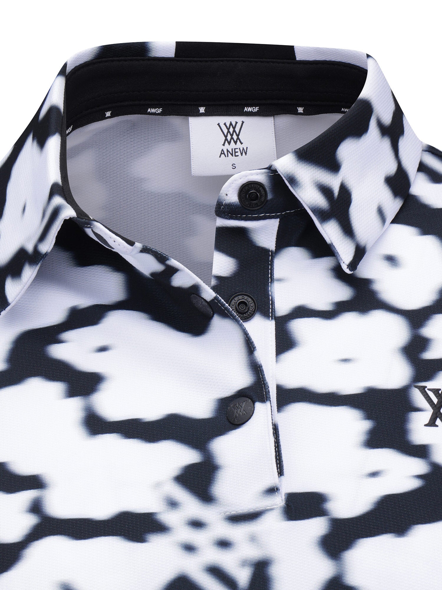 WOMEN FA FLOWER PATTERN SHORT T-SHIRT