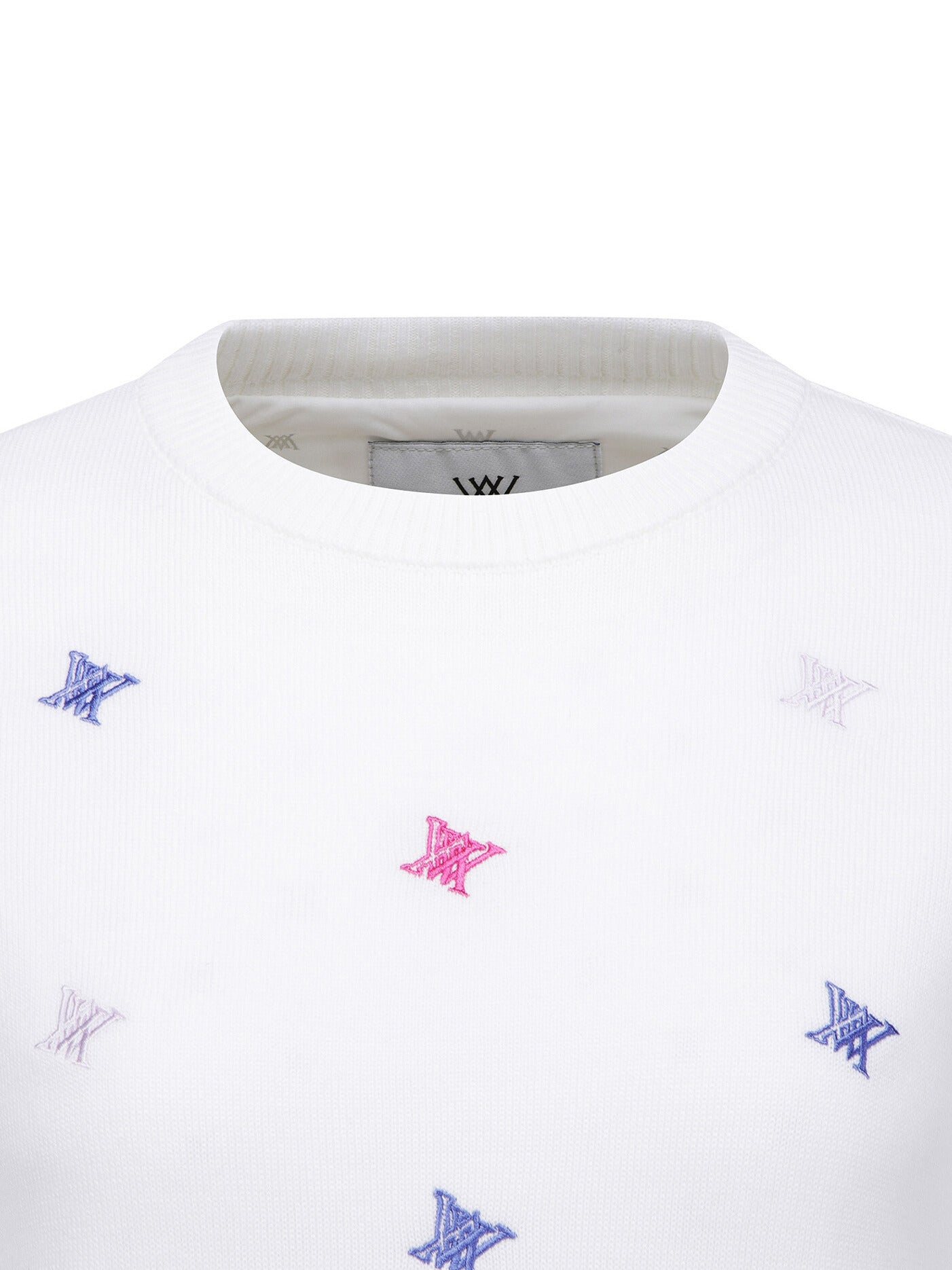 WOMEN LOGO PATTERN WIND BLOCK PULLOVER