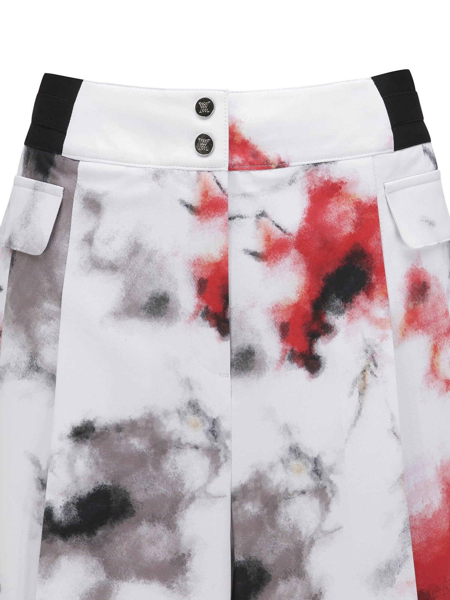 WOMEN SM PLEATED HALF PANTS