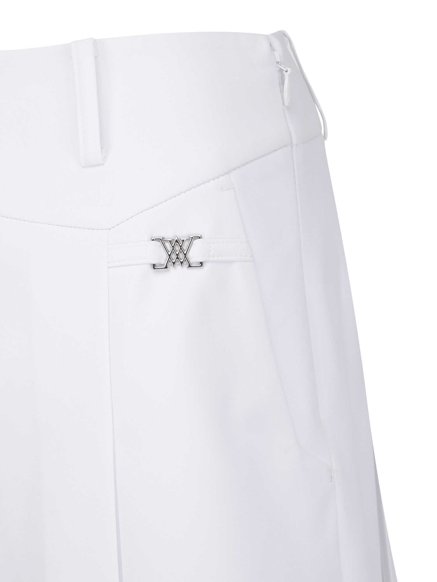 WOMEN SM BACK PLEATED SKIRT