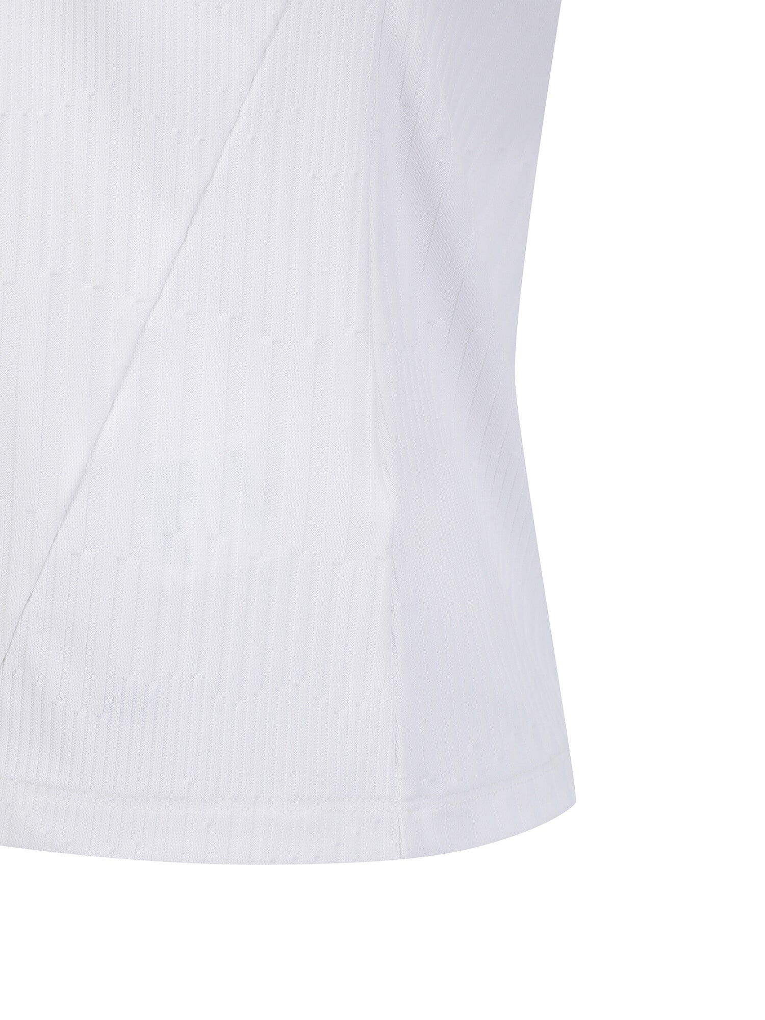 WOMEN SOLID BACK ZIP LONG T-SHIRT
