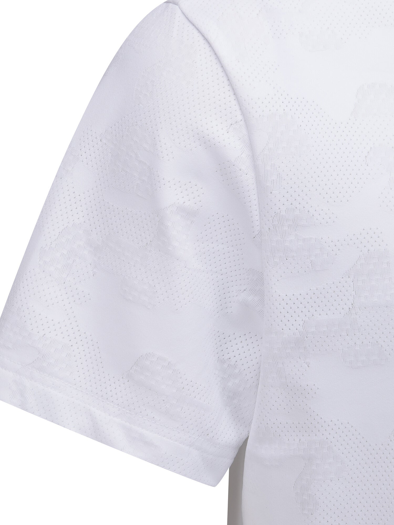 MEN SM JACQUARD HYBRID SHORT T-SHIRT