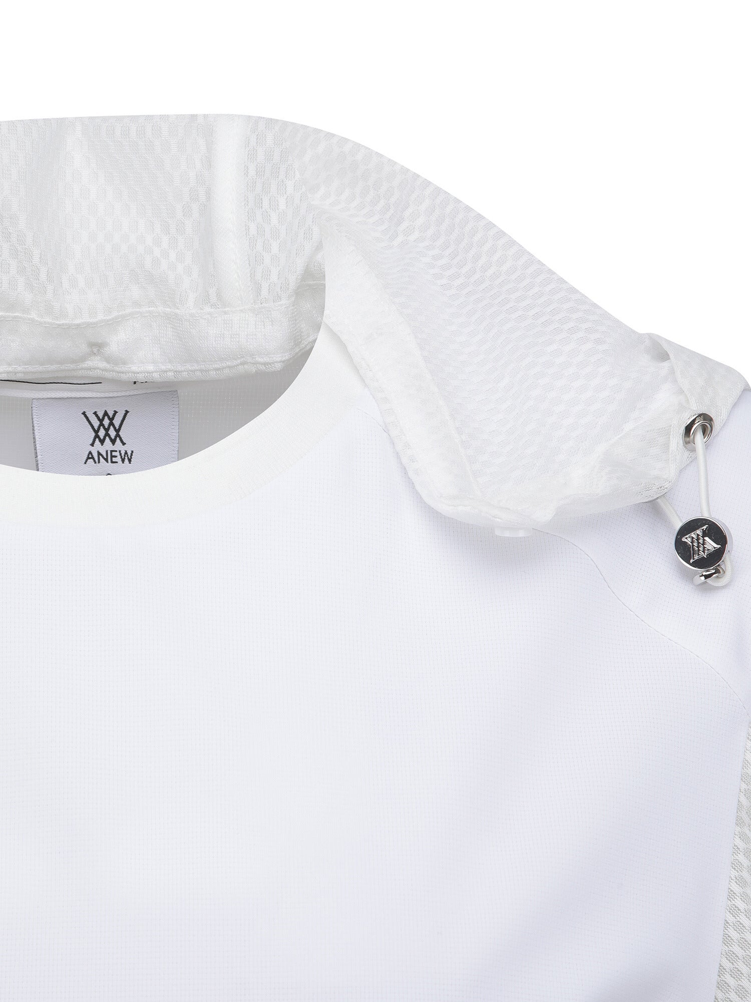 WOMEN SM HOODY POCKET SHORT T-SHIRT