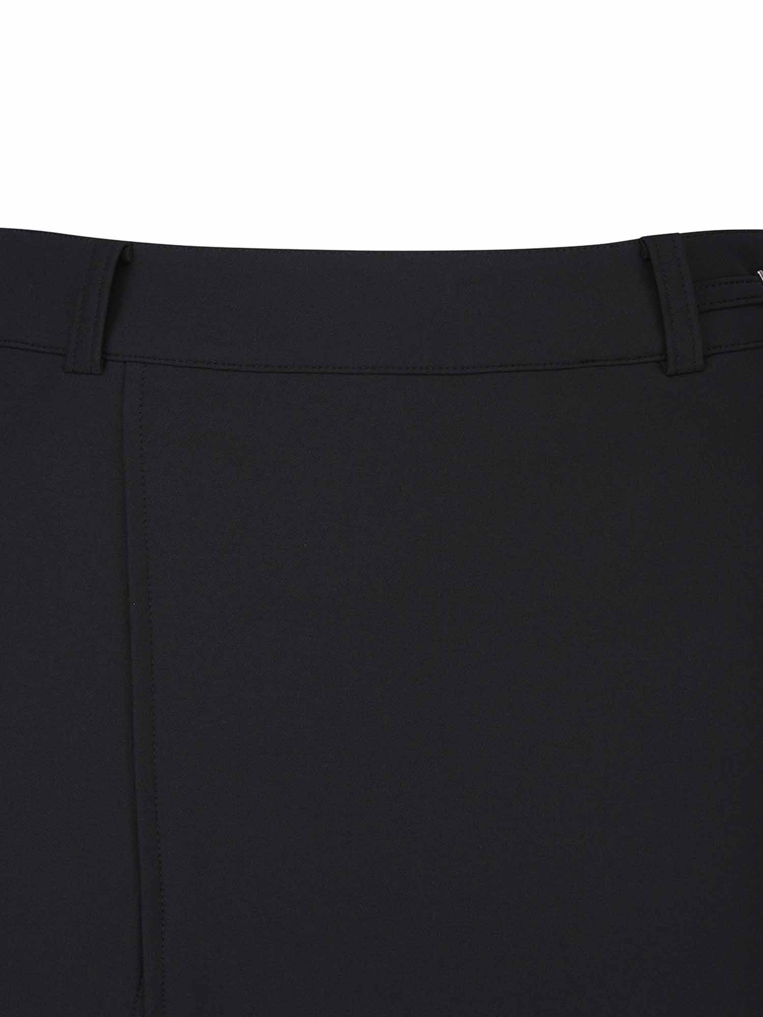 WOMEN FLEECE INCISION POINT A-LINE SQ