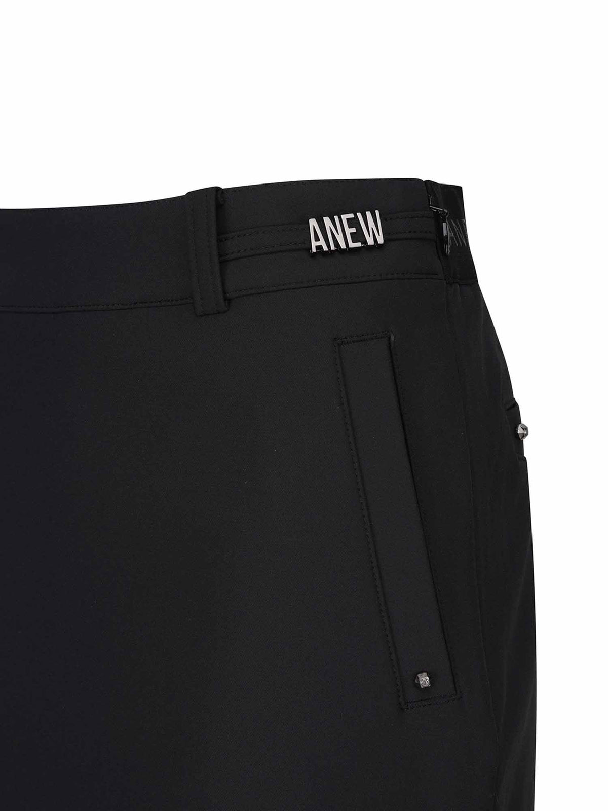 WOMEN FLEECE INCISION POINT A-LINE SQ
