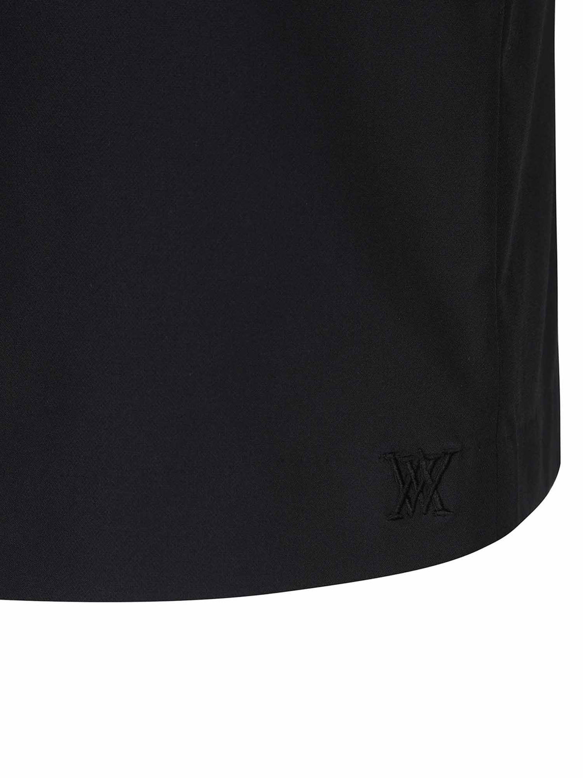 WOMEN FLEECE INCISION POINT A-LINE SQ