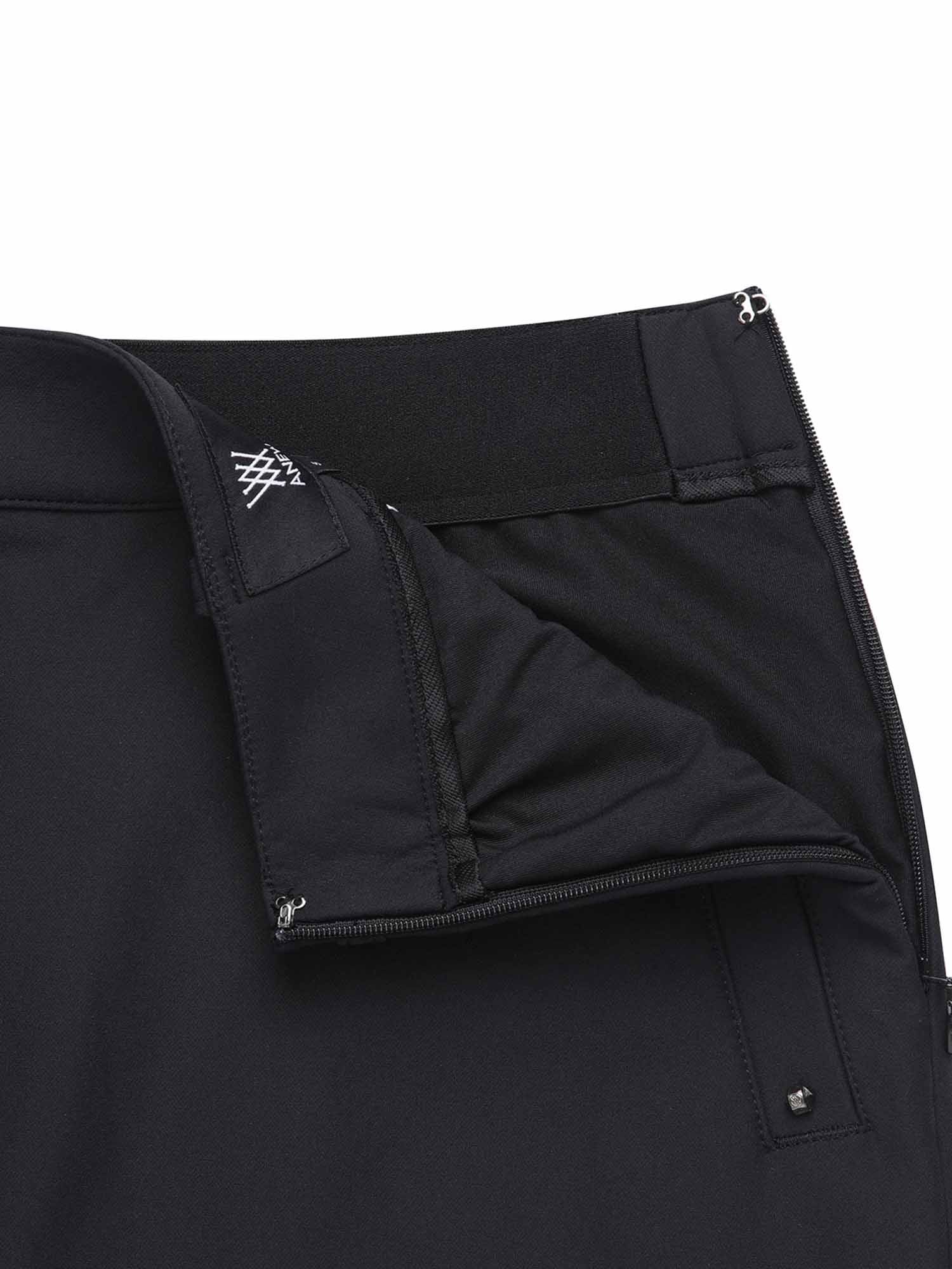 WOMEN FLEECE INCISION POINT A-LINE SQ