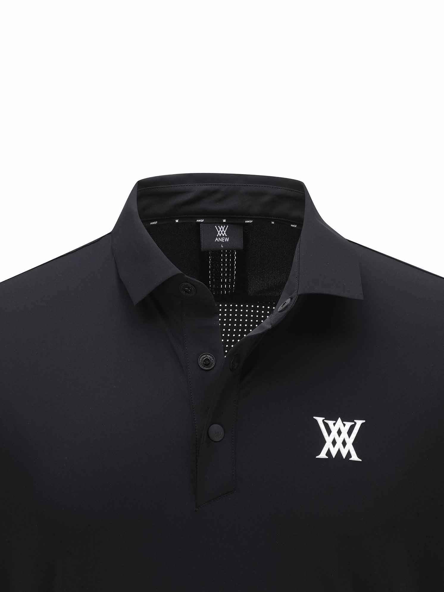 MEN BACK FABRIC BLOCK SHORT T-SHIRT