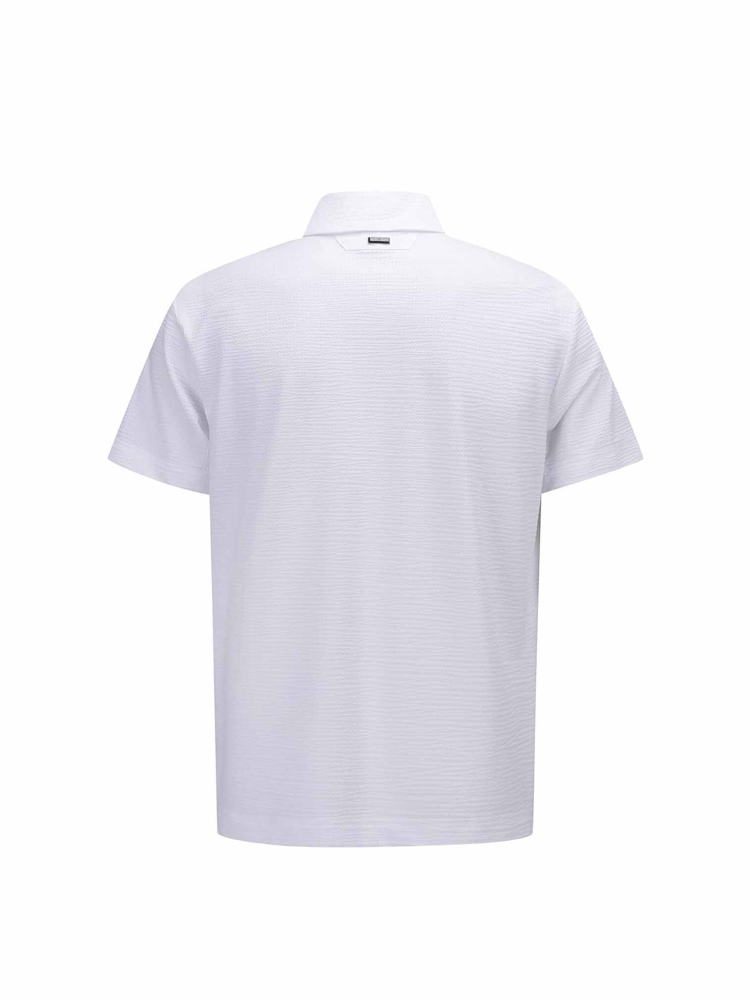 MEN CRACK FABRIC SHORT T-SHIRT