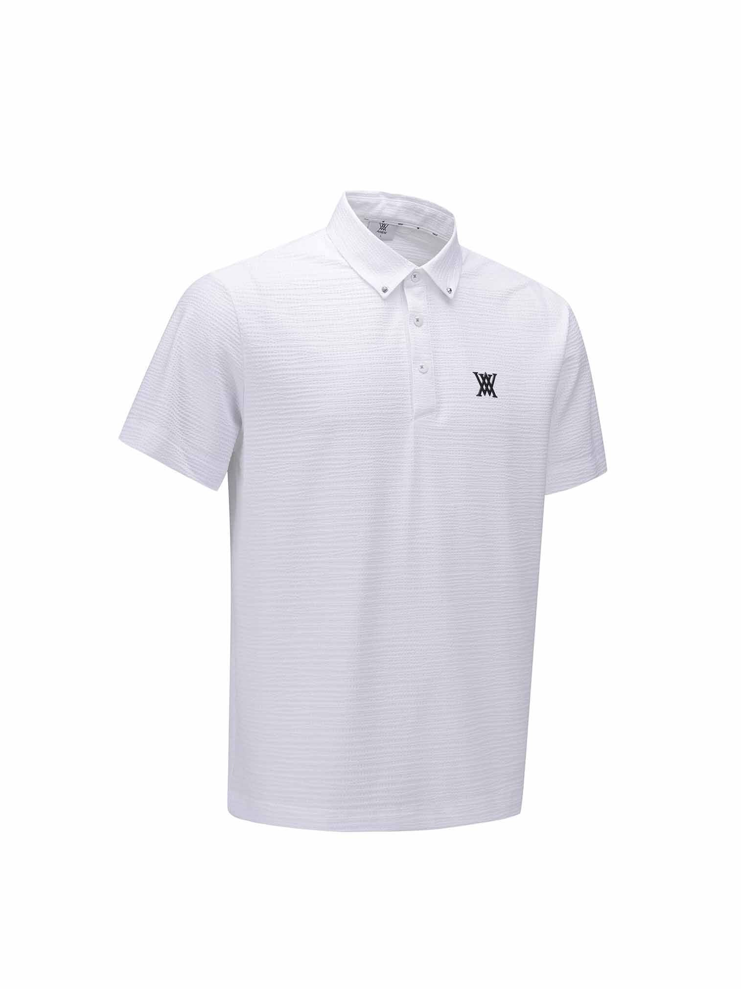 MEN CRACK FABRIC SHORT T-SHIRT