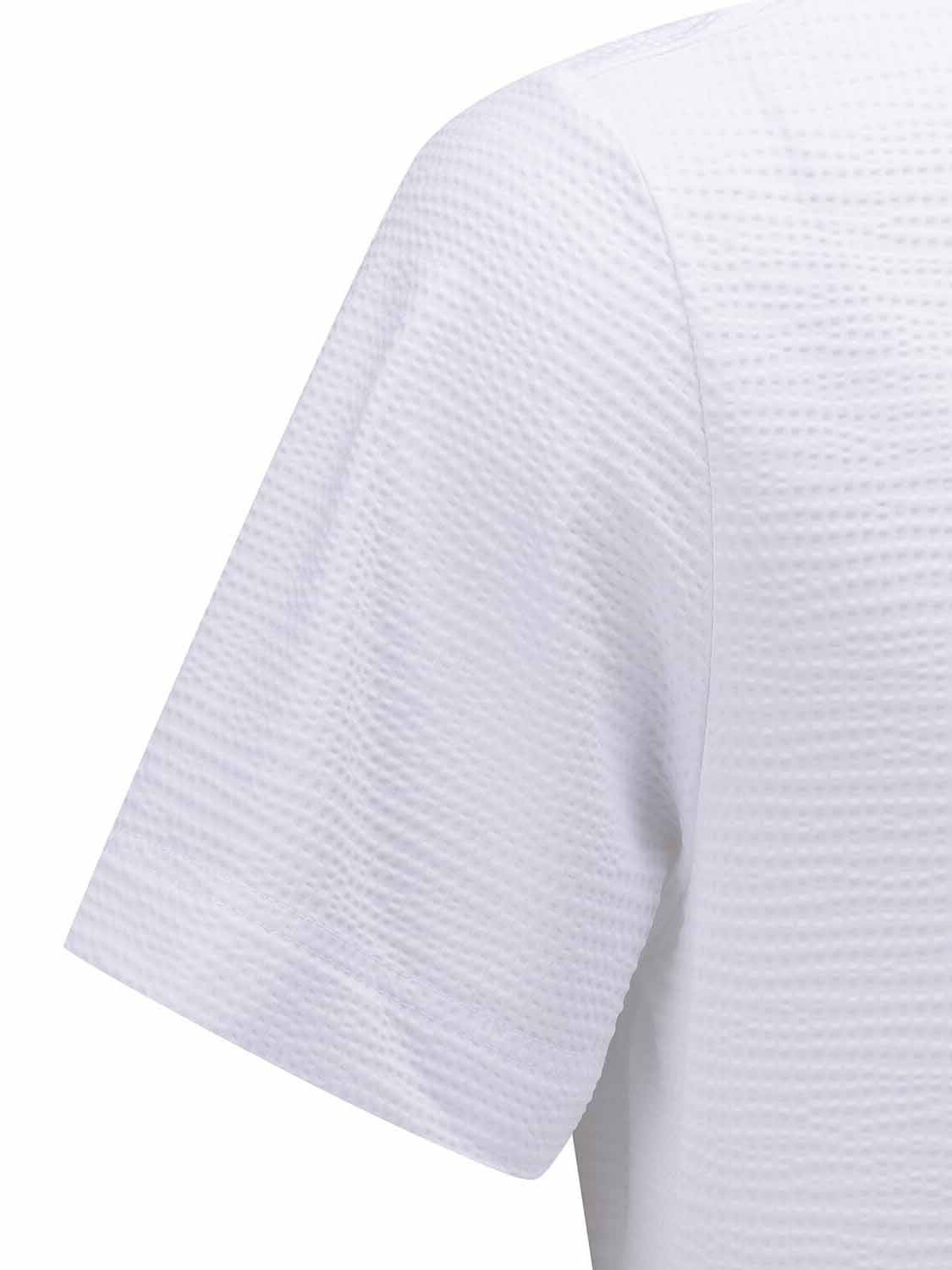 MEN CRACK FABRIC SHORT T-SHIRT