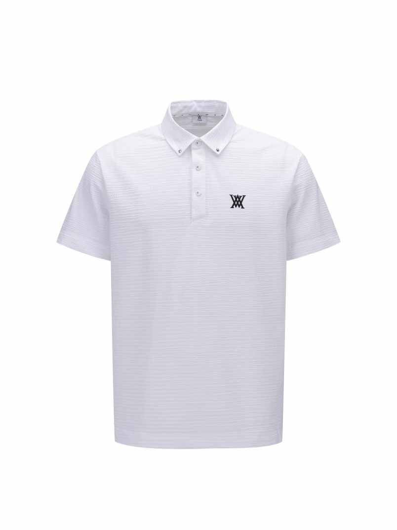 MEN CRACK FABRIC SHORT T-SHIRT